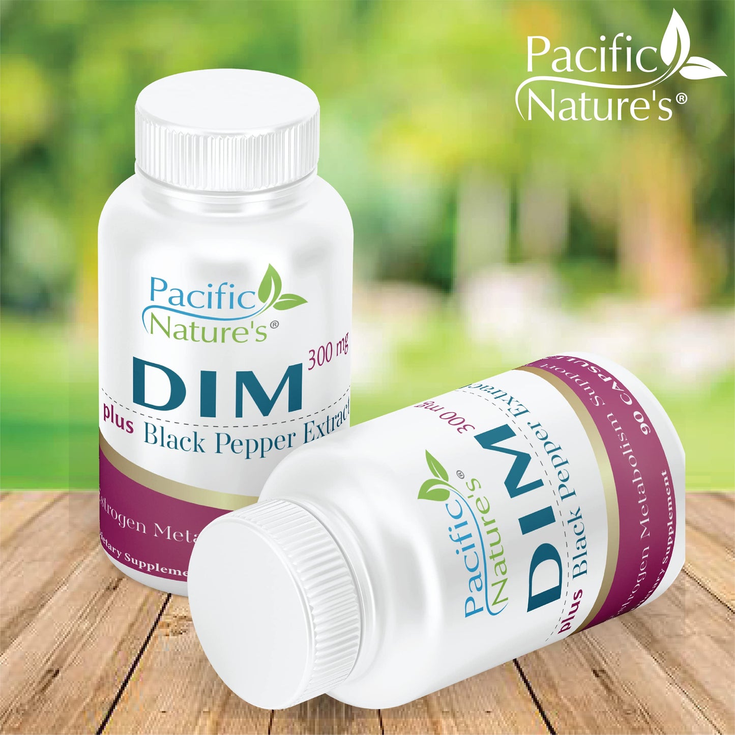 Pacific Nature's DIM 300mg with Black Pepper, 90 Capsules