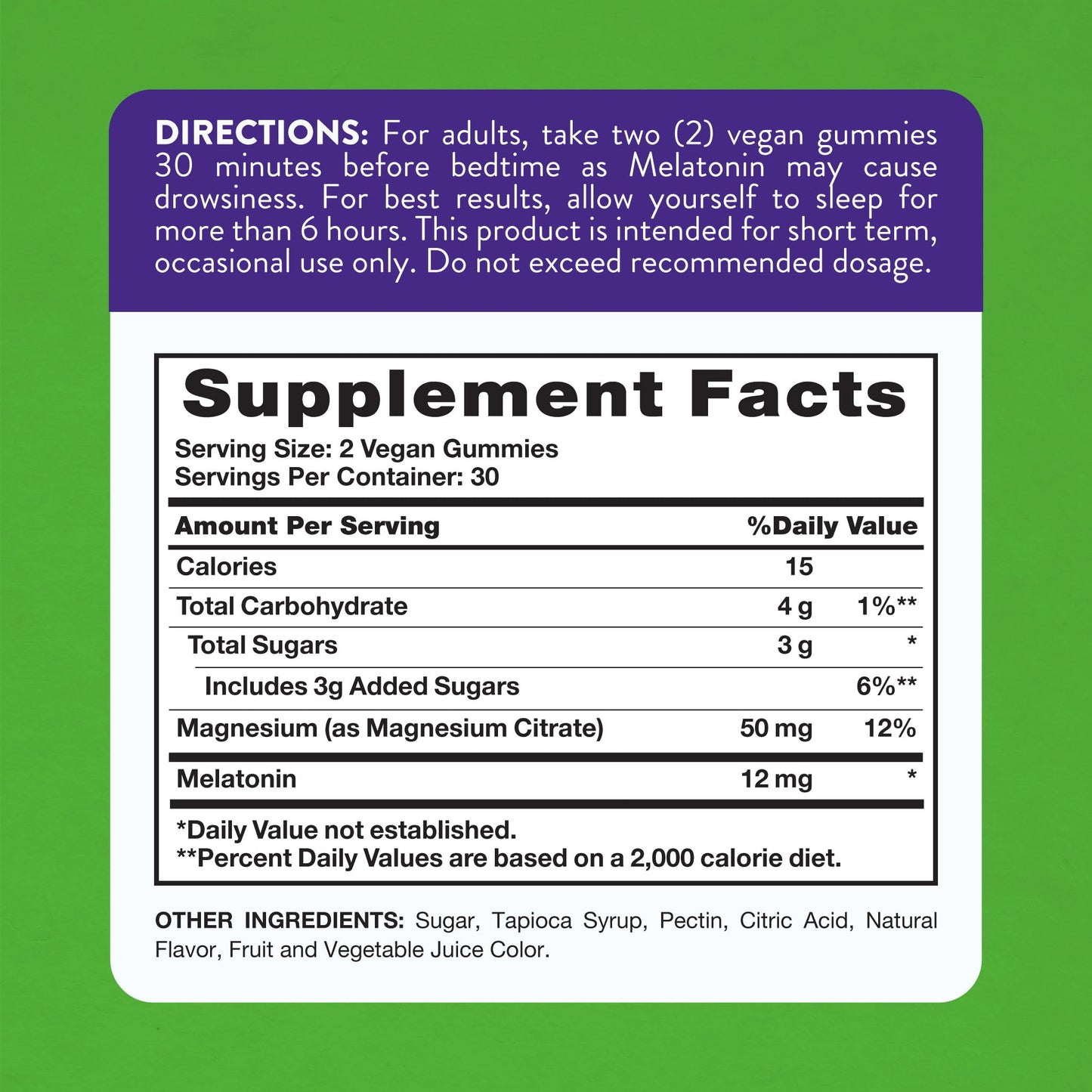 Nature's Truth Melatonin 12mg with Magnesium Gummies, 60 Count