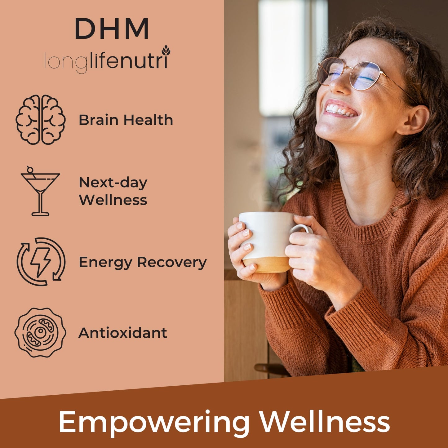 LongLifeNutri DHM (Dihydromyricetin) 350mg Capsules, 120 Count
