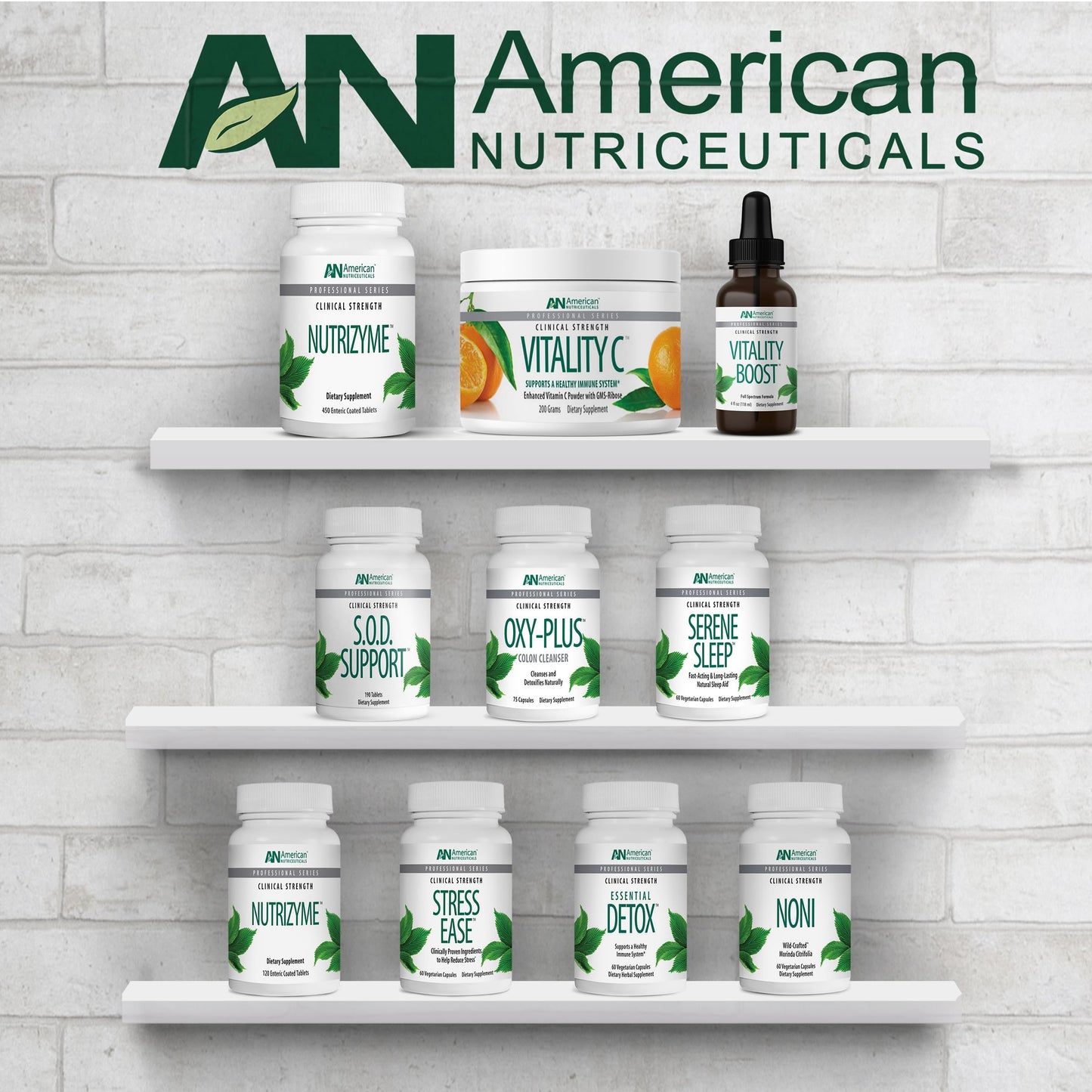 American Nutriceuticals Nutrizyme Proteolytic Enzymes Tablets 450
