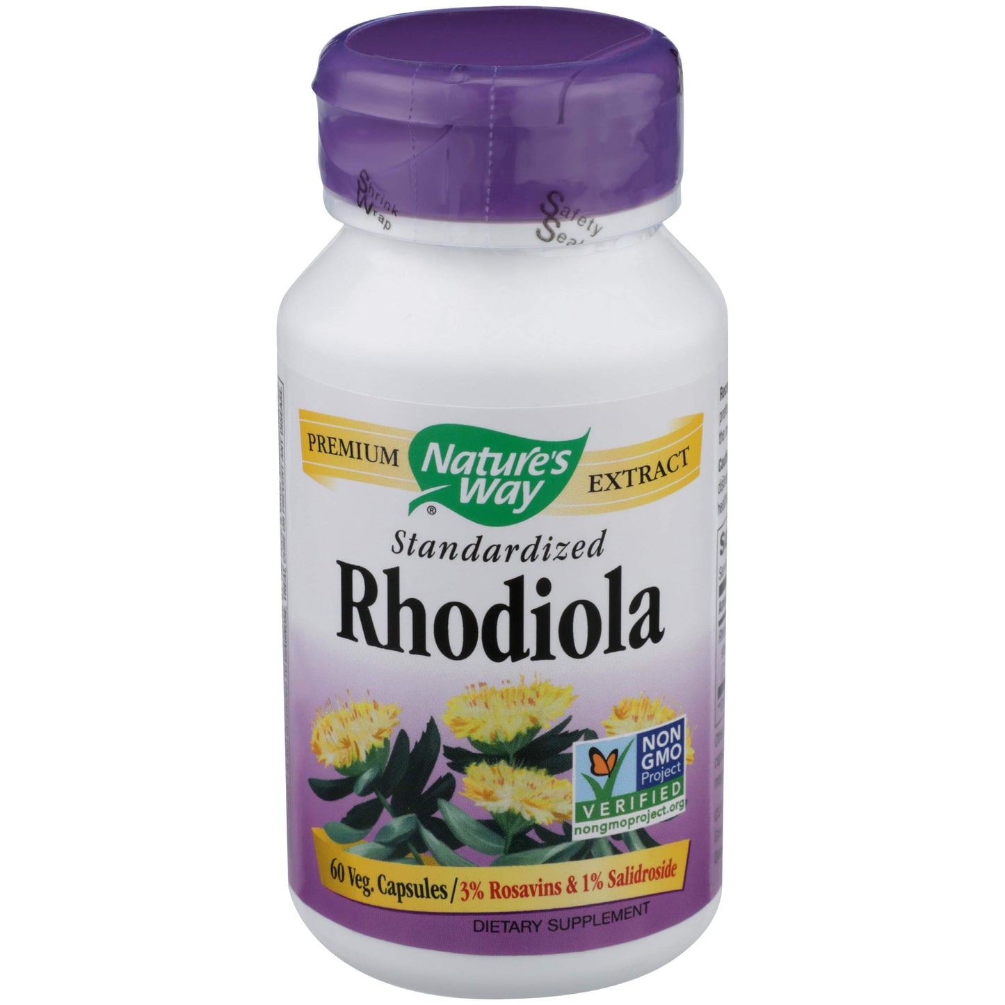 Nature's Way Rhodiola Rosea 60 Veggie Capsules