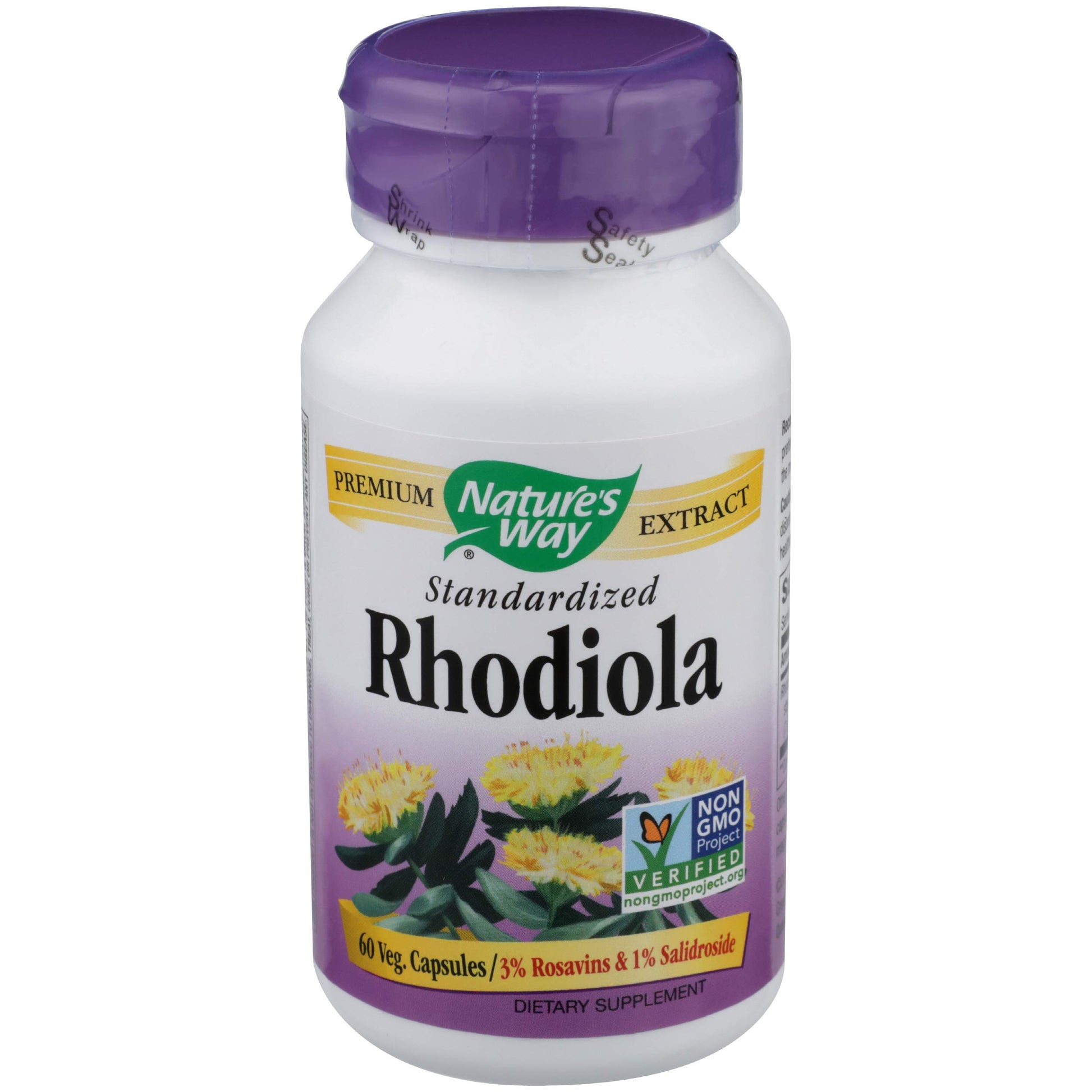 Nature's Way Rhodiola Rosea 60 Veggie Capsules