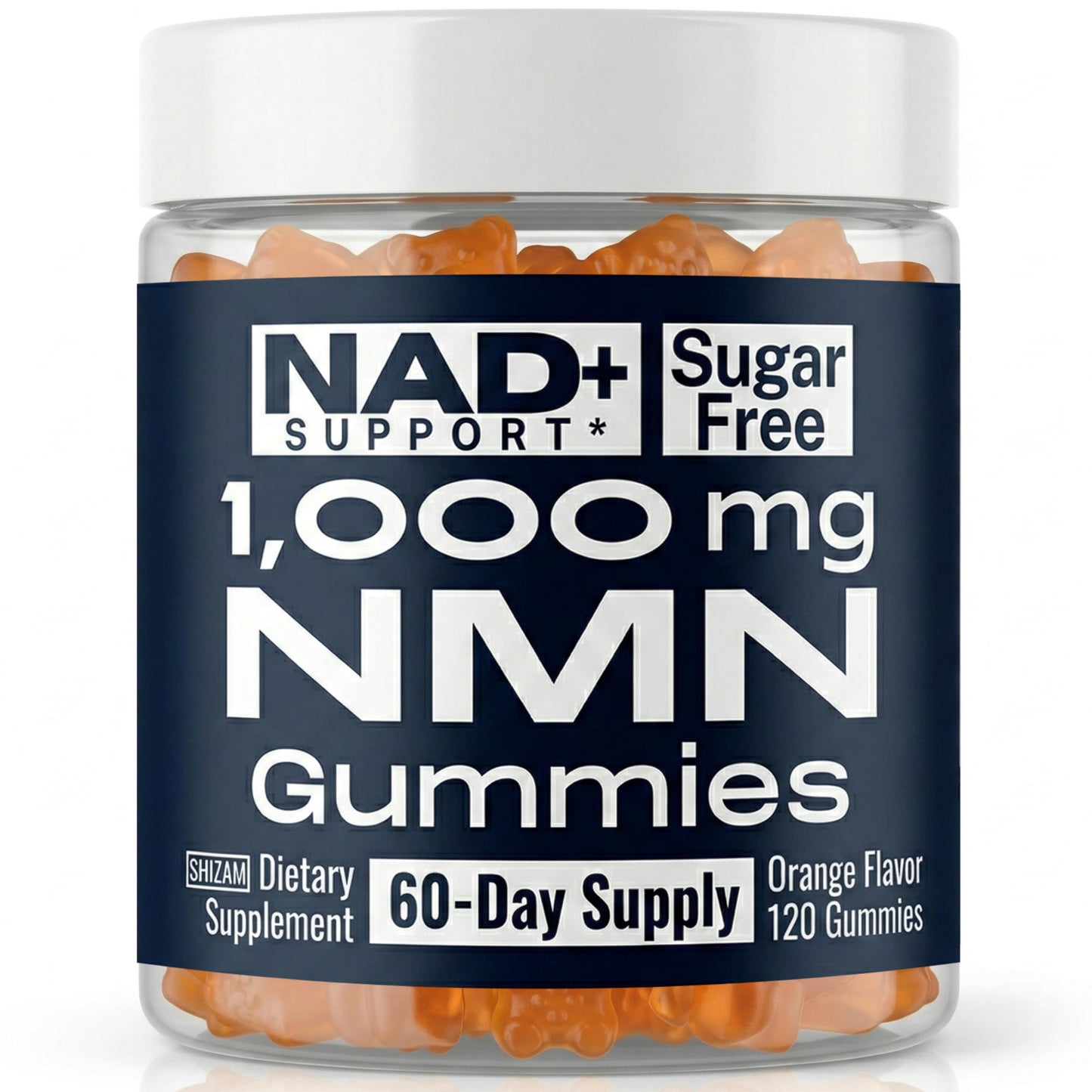 SHIZAM NMN Supplement Gummies, 60 Count