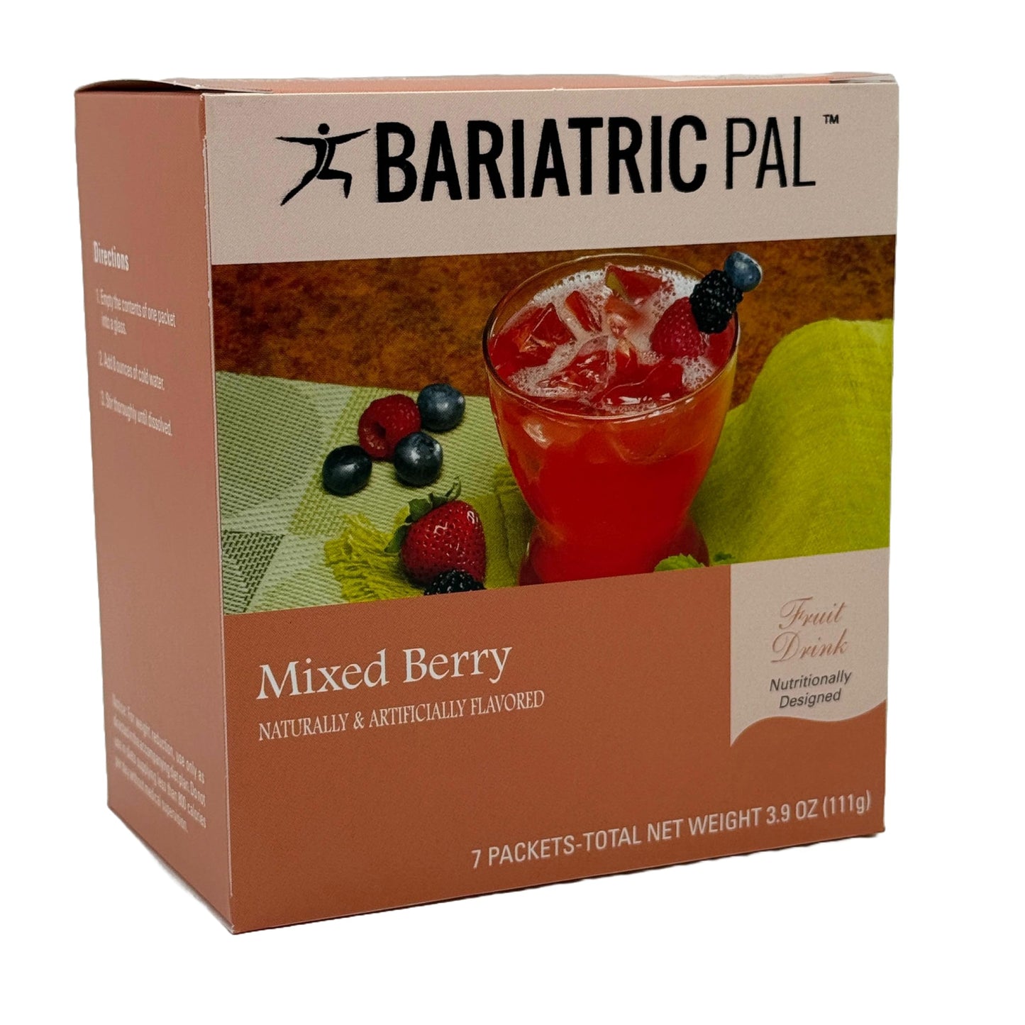 BariatricPal 12g Protein Sugar-Free Fruit Drink - Mixed Berry Powder, 3.9 oz