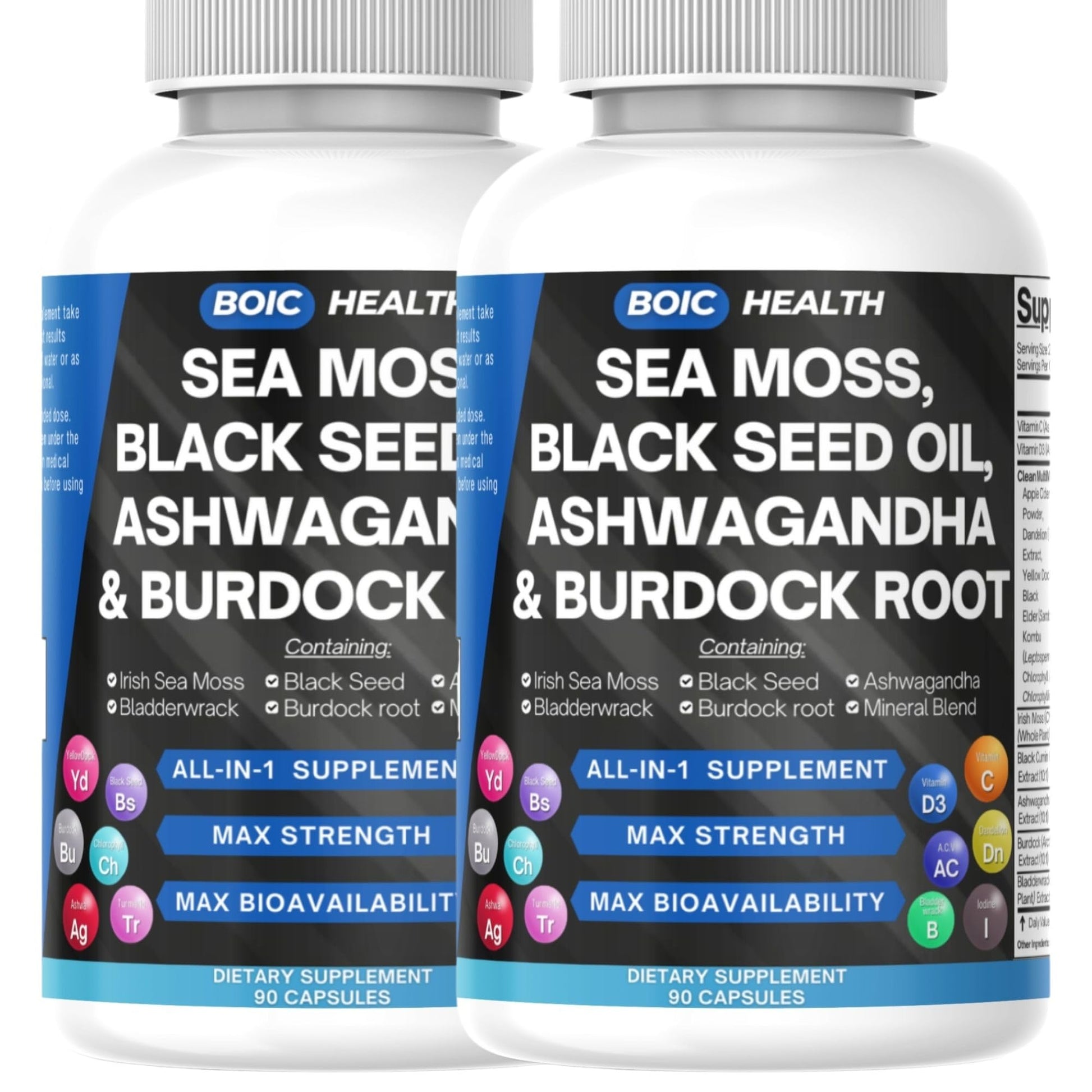 BOIC Sea Moss Capsules 90 Capsules
