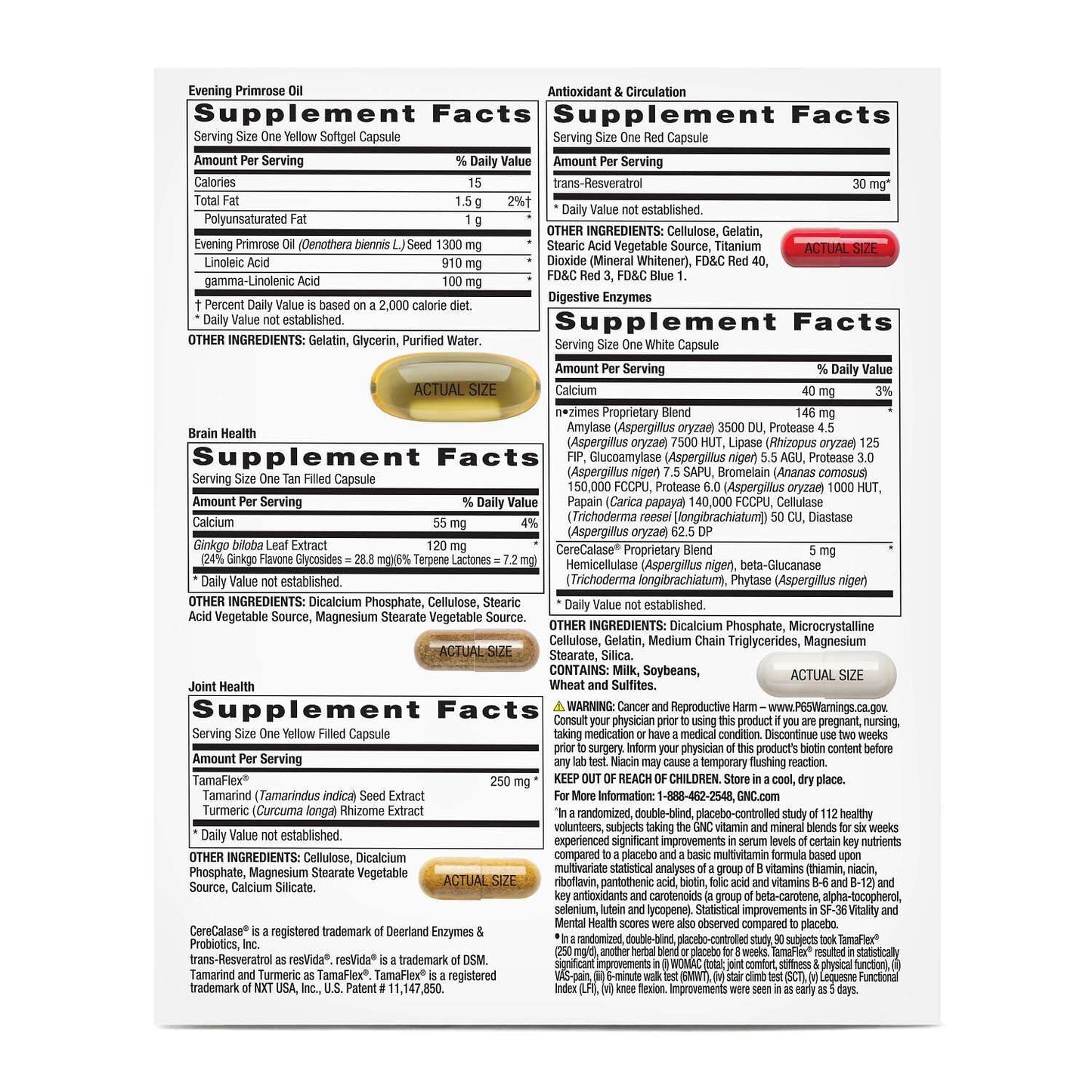GNC Whole Body Vitapak Program Caplets 30 Count