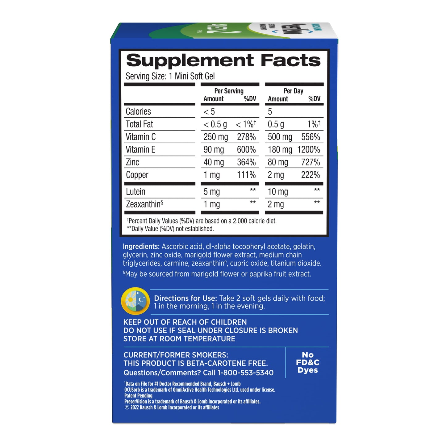PreserVision AREDS 2 Formula Softgels 120