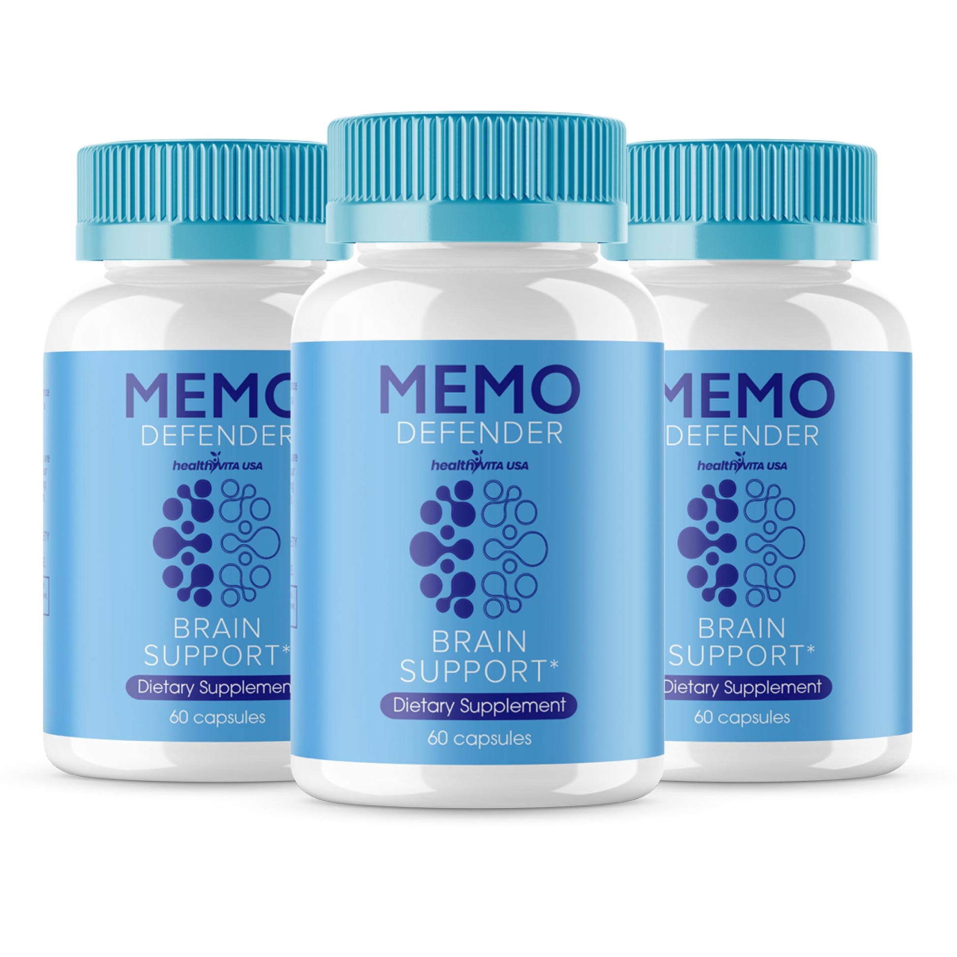 HealthyVita USA Memo Defender Capsules 180 Count