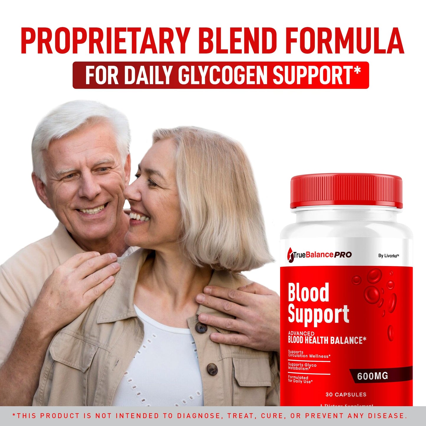 LIVORKA True Balance Blood Support Pro Glycogen Capsules, 30 Capsules