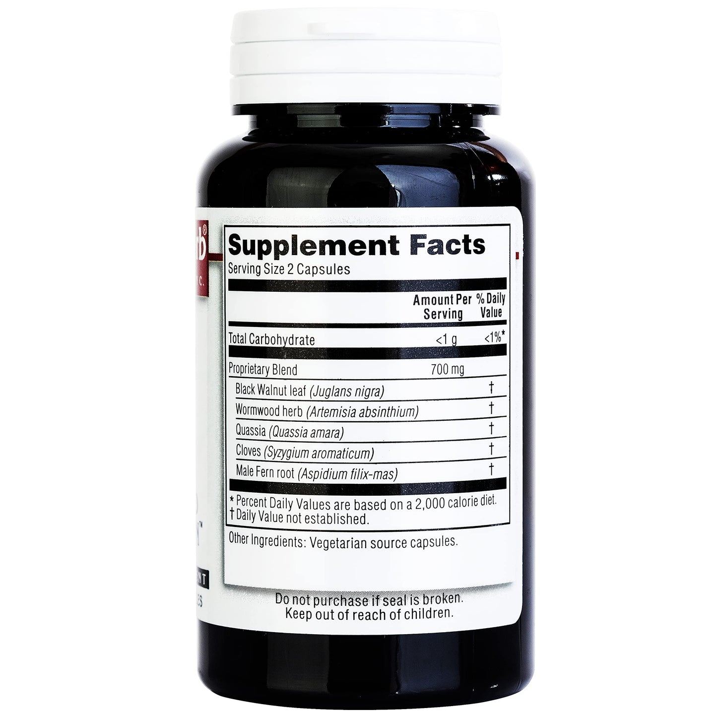 Kroeger Herb Products Worm Wood Detox Cleanse Capsules, 200 Capsules