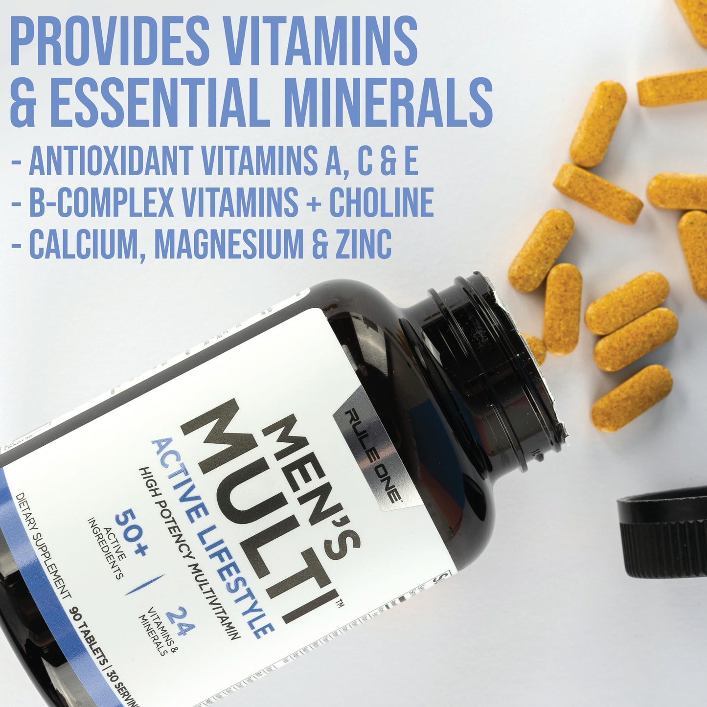 Rule 1 Proteins Men's Daily Multi, 180 Tablets