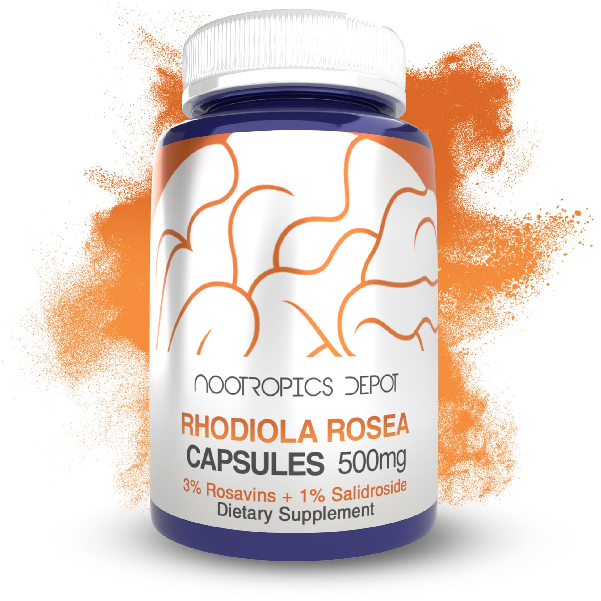 Nootropics Depot Rhodiola Rosea Capsules 120 Count