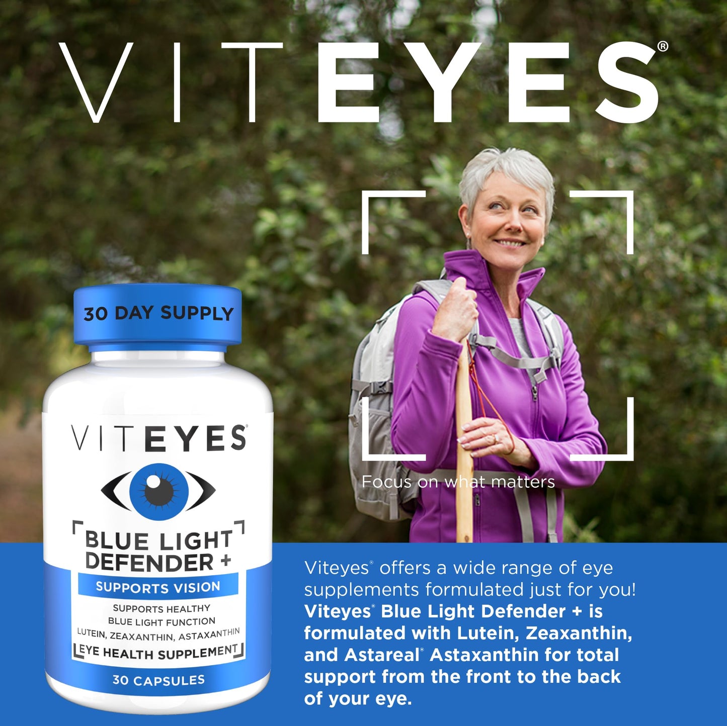 Viteyes Blue Light Defender+ Supplement Capsule 30 Capsules