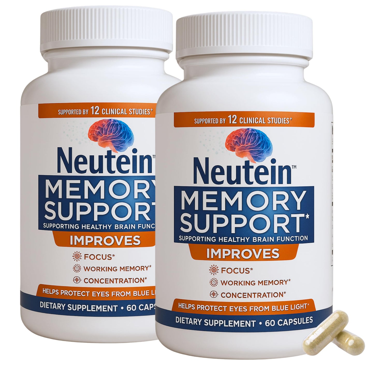 Neutein Memory & Focus Supplement Capsule, 120 Capsules