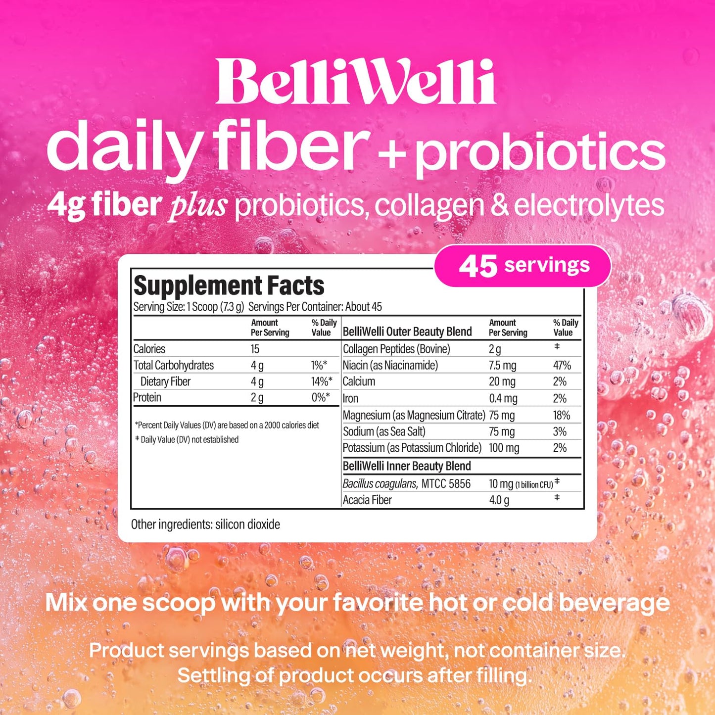 Belli Welli Fiber Supplement Powder 16.03