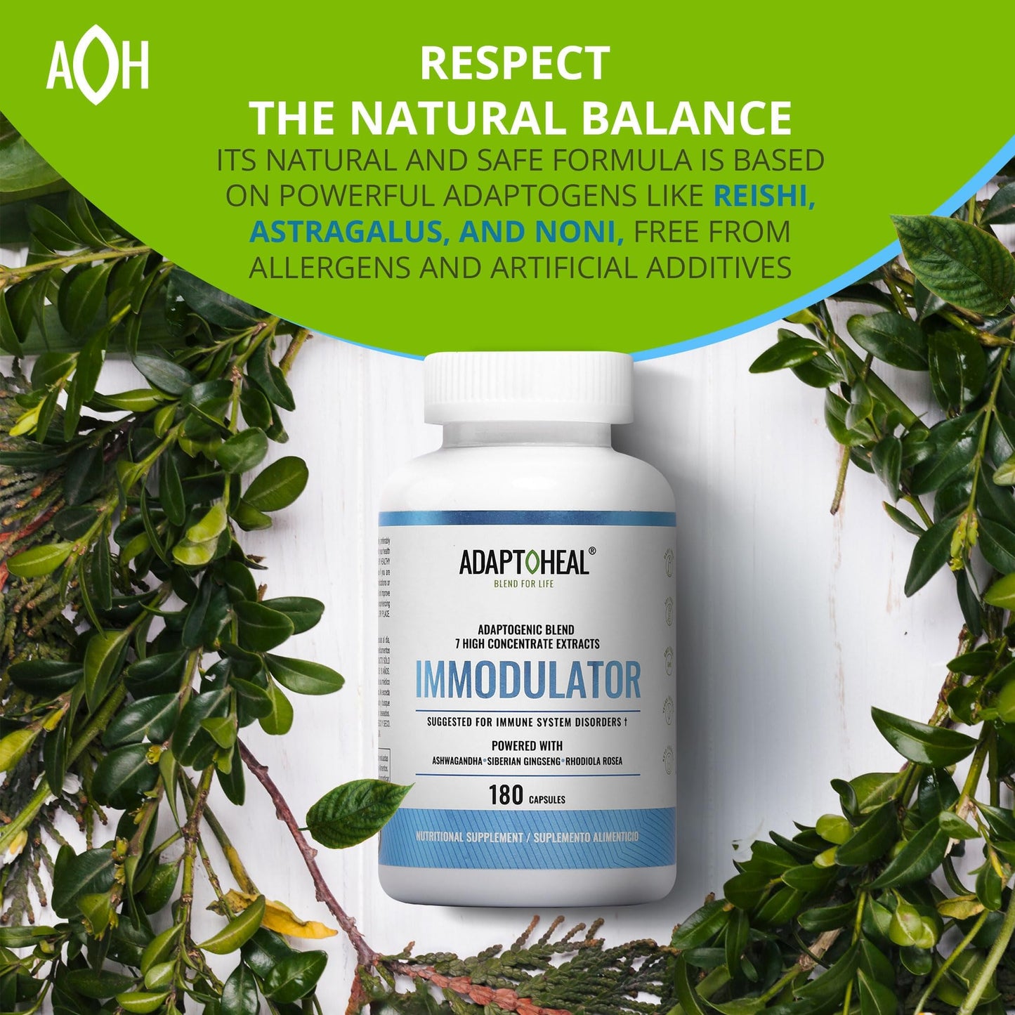 ADAPTOHEAL Immodulator 180 Capsules