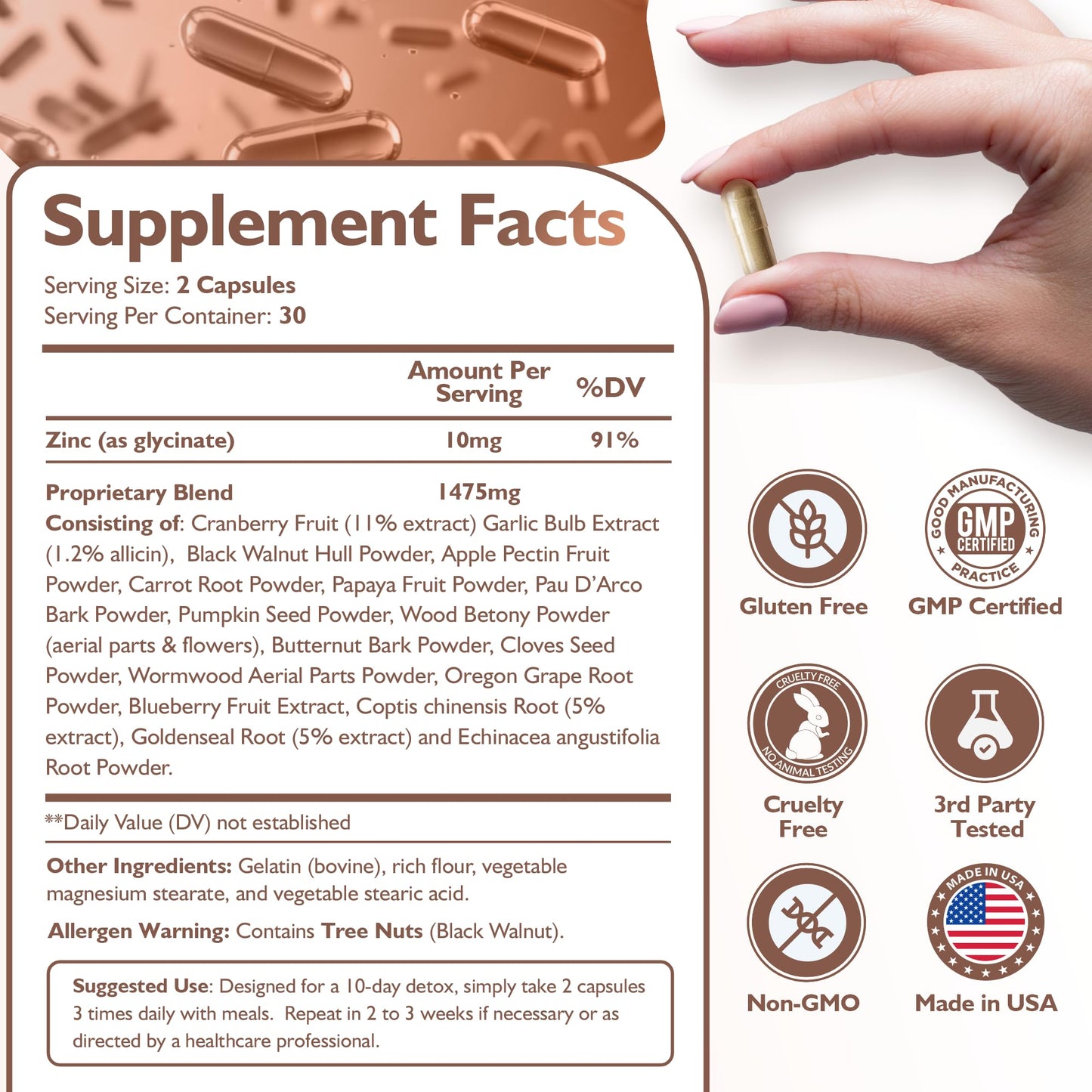 Happee ParaComplex Intestinal Guard Capsules 60 Count