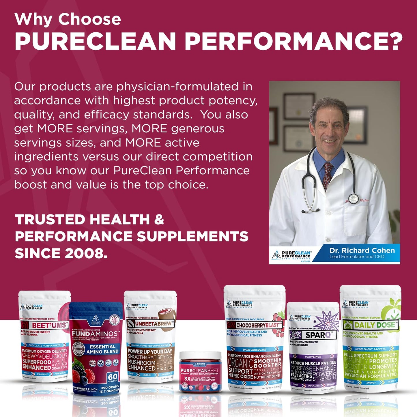 PureClean Performance ChocoBerry Blast Superfood Powder, 15.9 oz