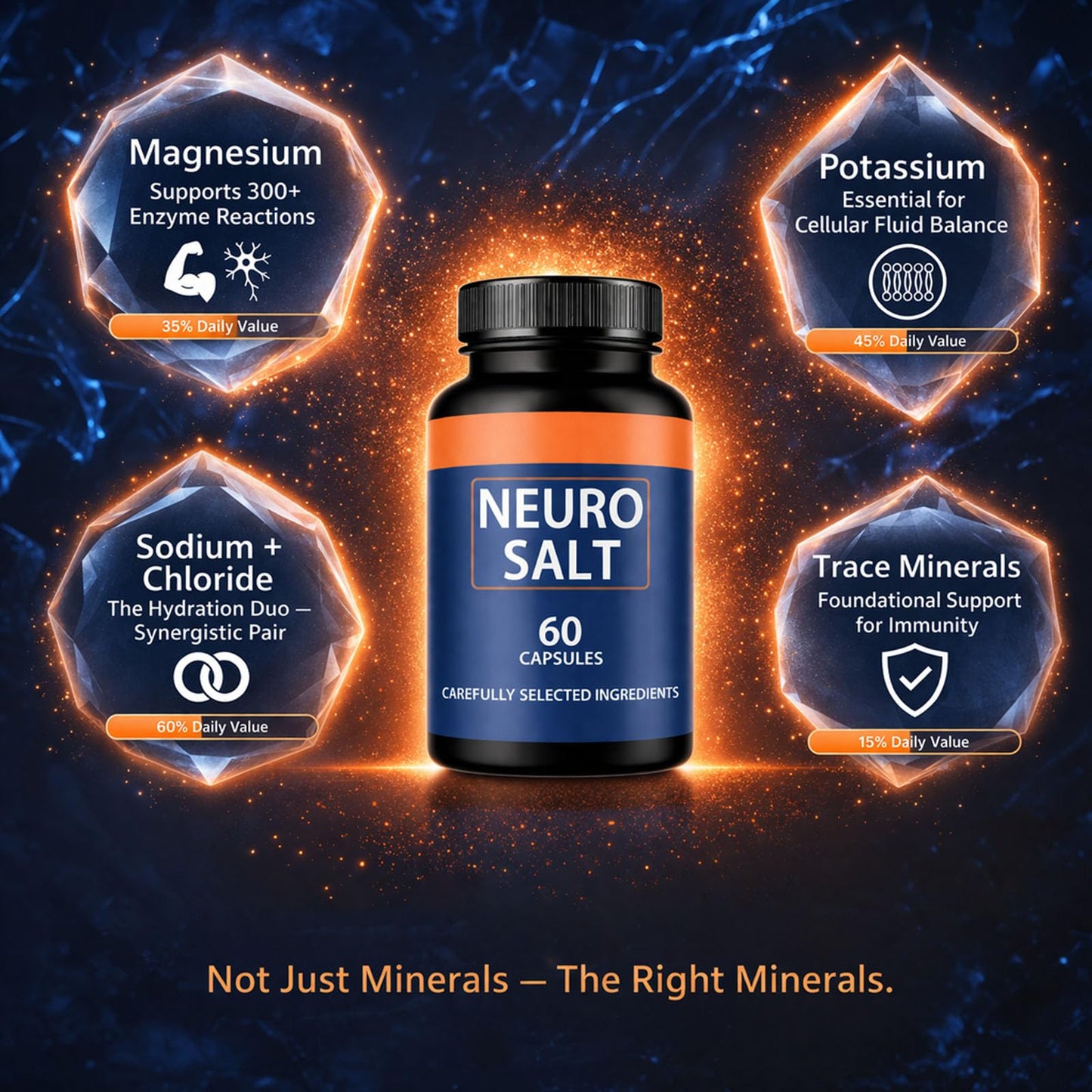 Vivikig Neuro Salt Capsules 60 Count