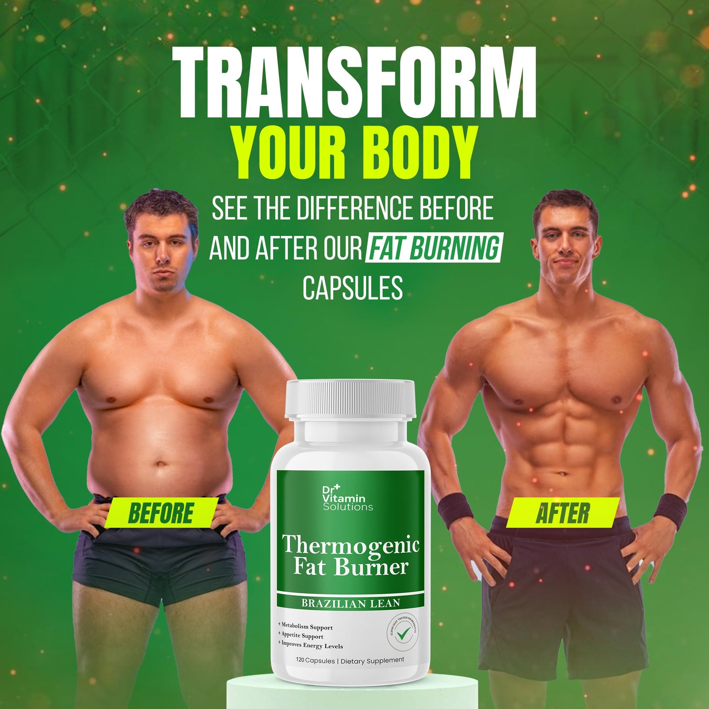 DR VITAMIN SOLUTIONS Thermogenic Fat Burner for Women and Men Capsule 120