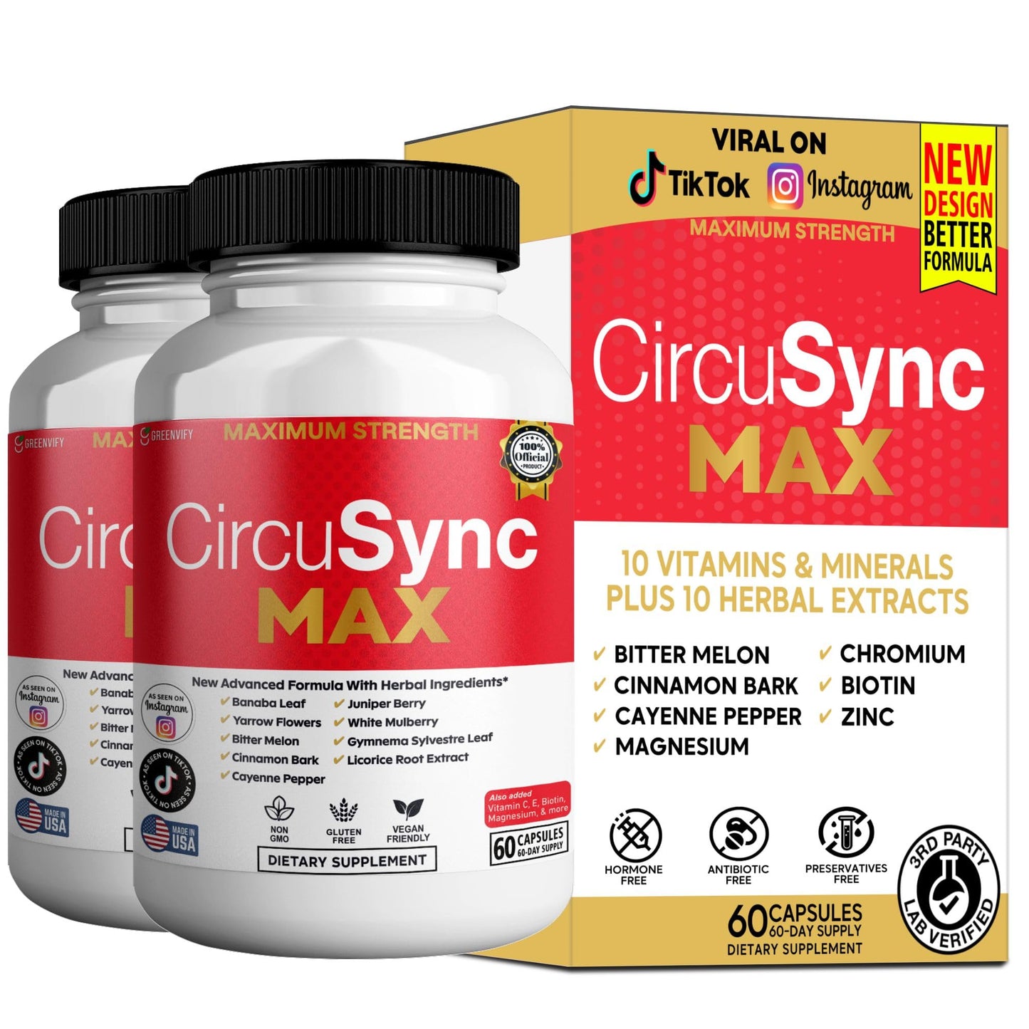 GREENVIFY CircuSync Max Dietary Supplement Capsule 60 Count