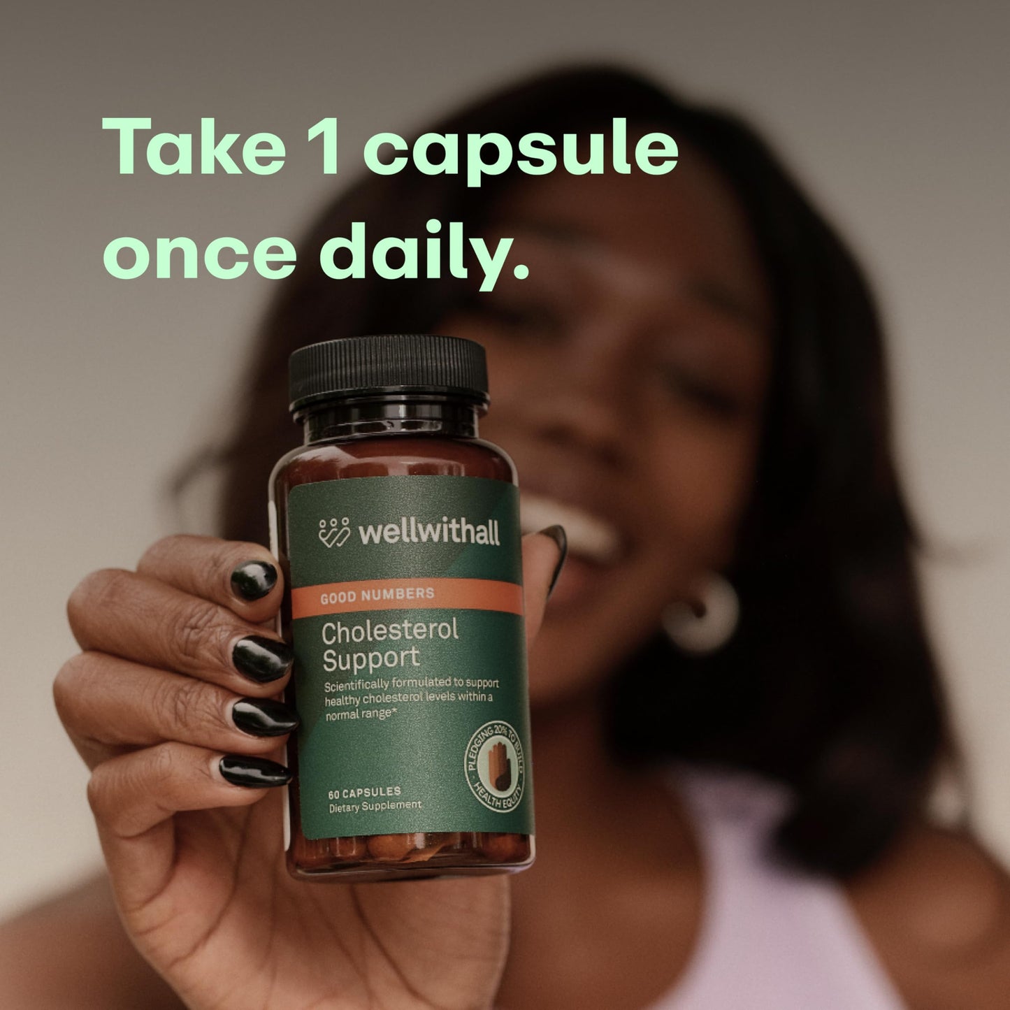 WellWithAll Cholesterol Support Supplement Capsule 60 Capsules