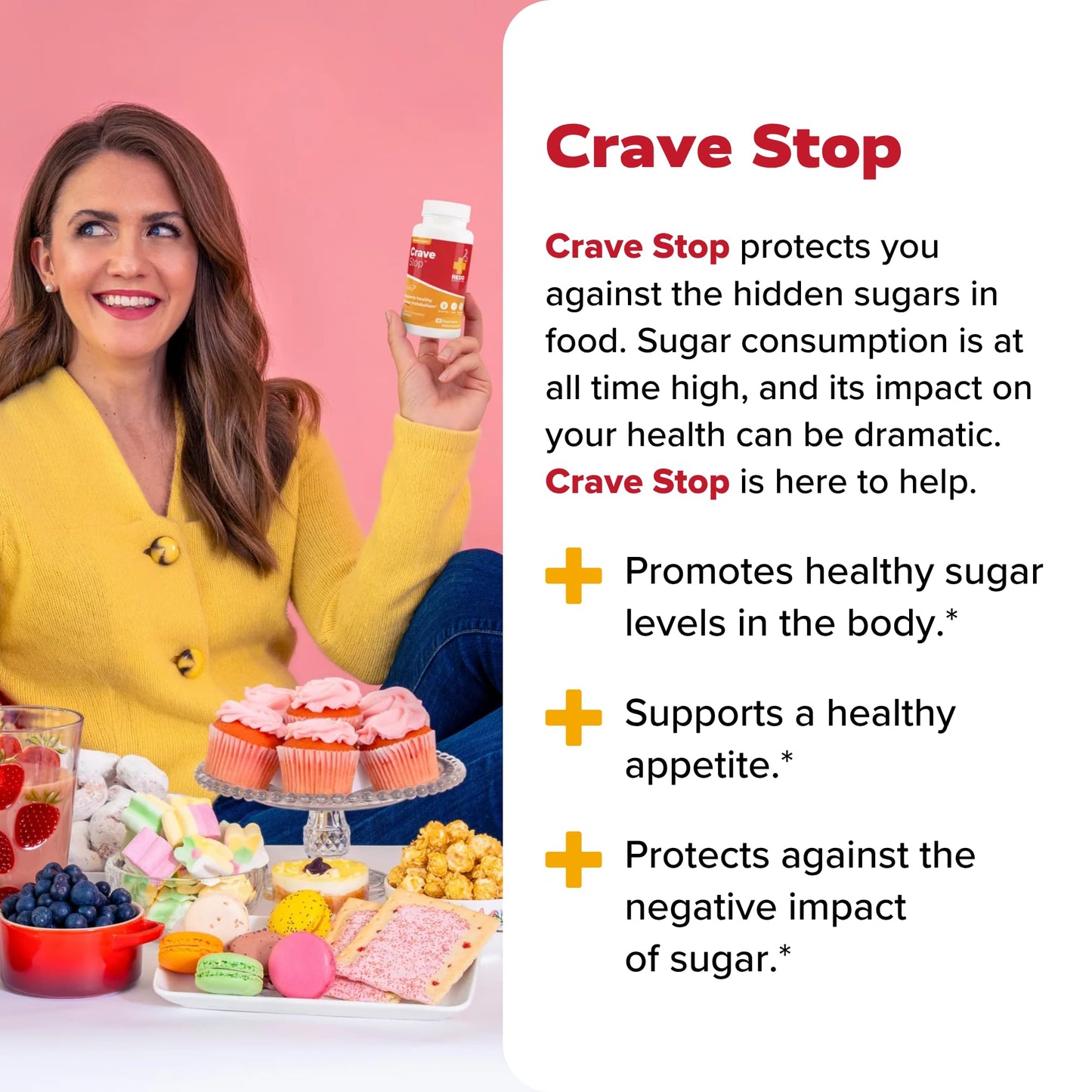 Redd Remedies Crave Stop Capsule 60 Count