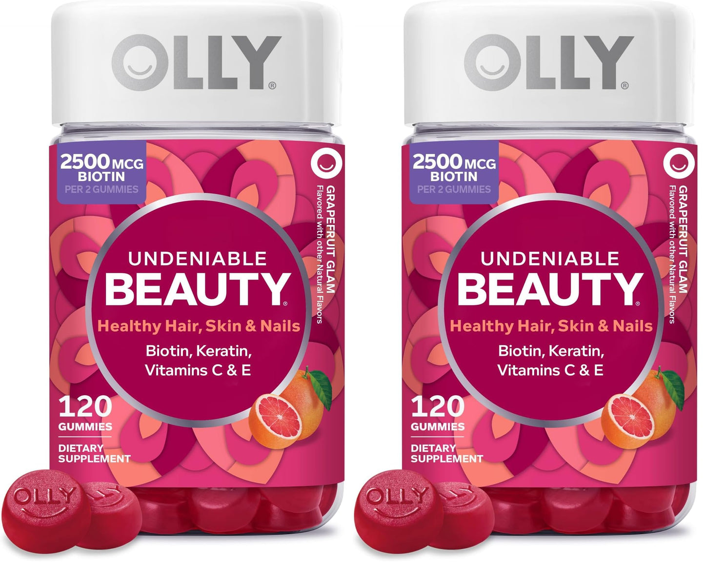 OLLY Hair Skin and Nails Gummies, 240 Gummies