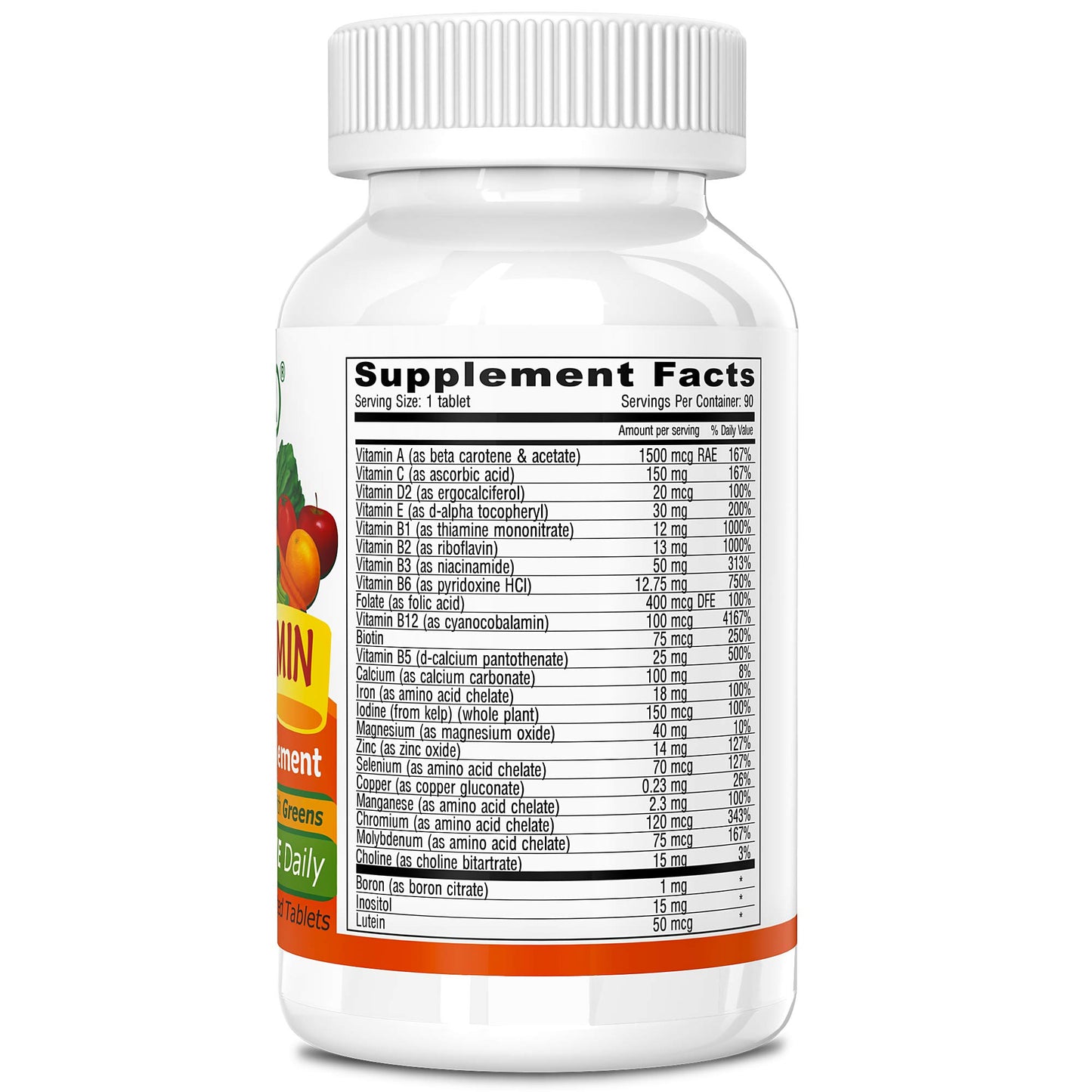 DEVA Vegan Multivitamin and Mineral Supplement Tablet 90