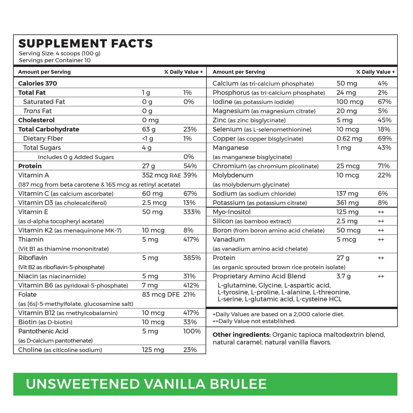 Absorb Plus Vegan Isolate Protein Organic Sprouted Rice Protein Powder, 3.53 Ounce