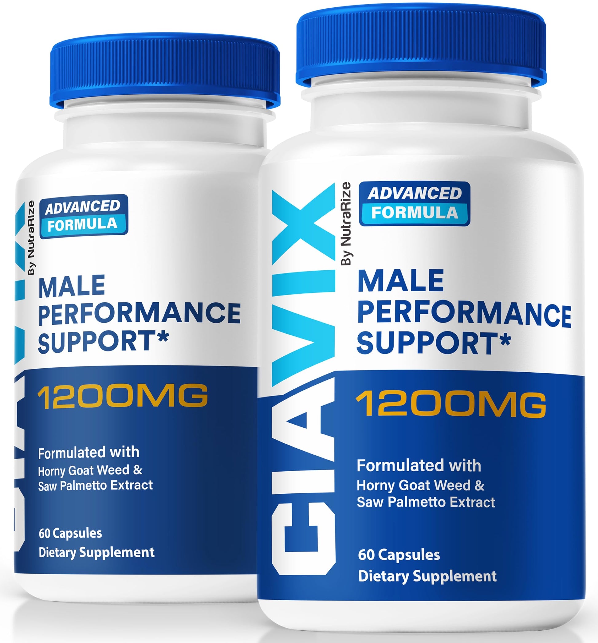 NutraRize Ciavix Capsules for Men, All Natural Formula for Male Performance & Energy Levels, Multivitamin Supplement, Capsule, 120