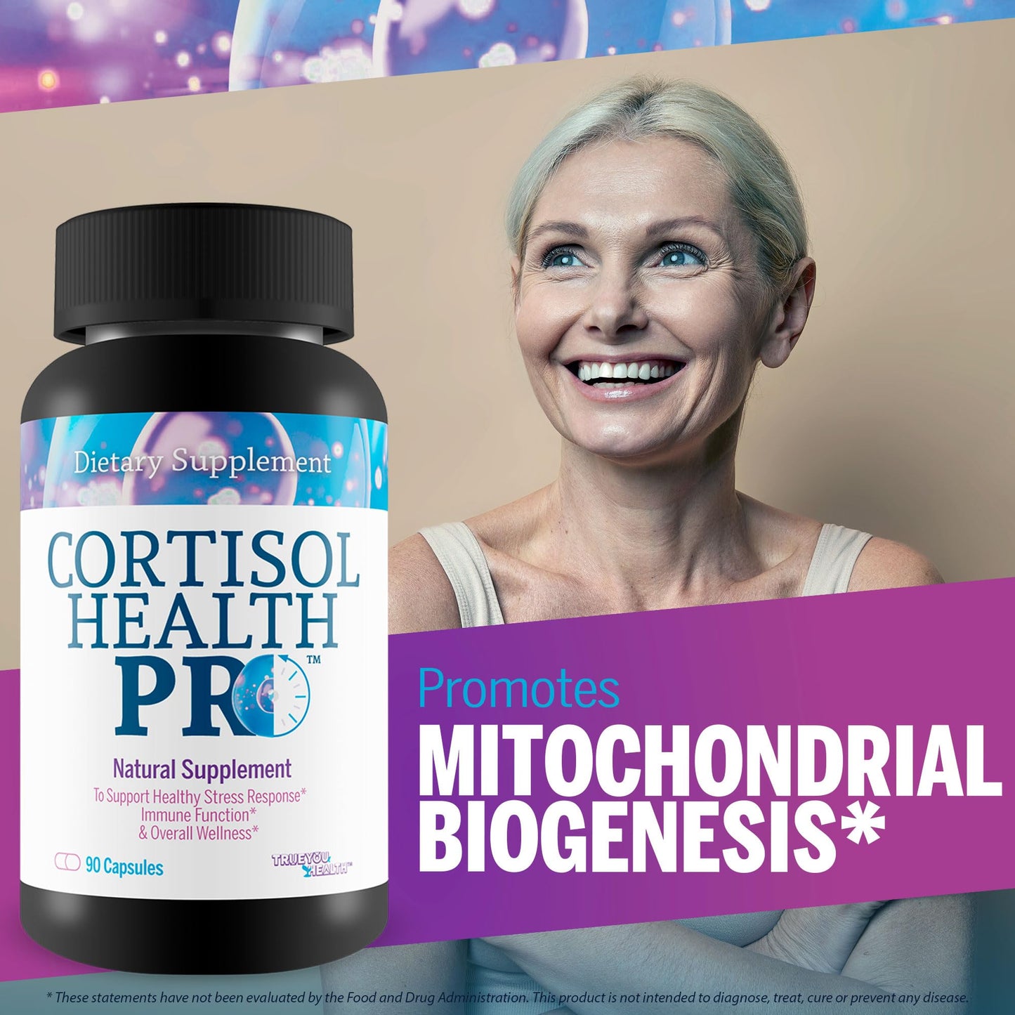 True You Health Cortisol Health Pro Capsule 90 Count