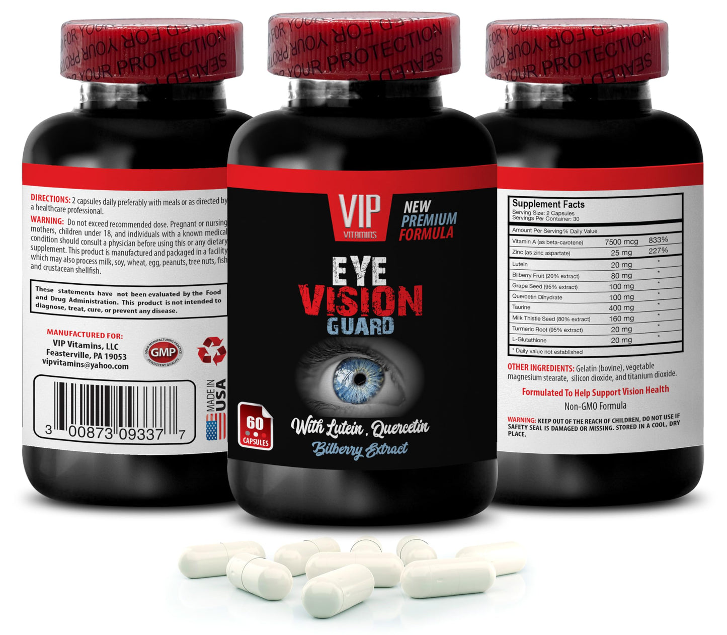 SKIN CARE SOLUTIONS L-Glutathione Eye Vision Guard Capsule 180 Capsules