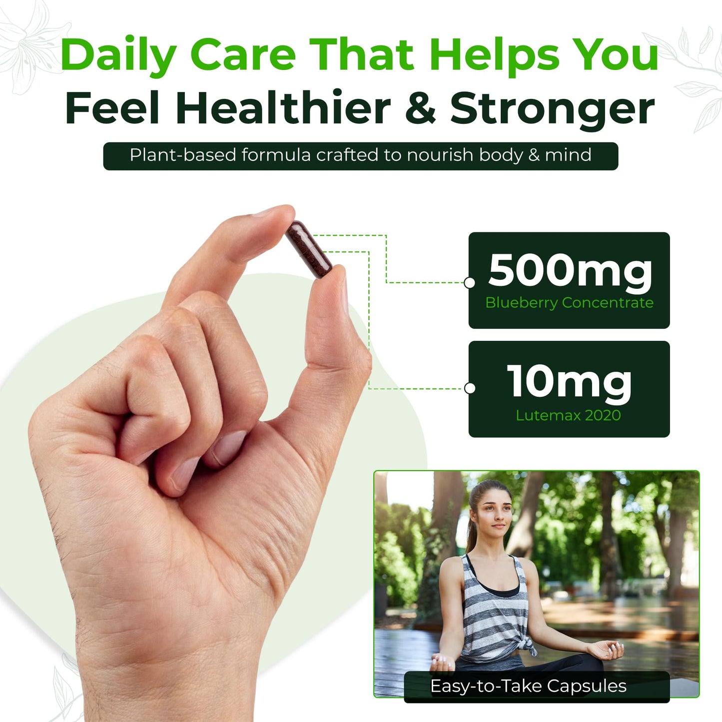 Natural Nutra Ultimate Eye Health Supplement Bilberry & Blueberry Extract Capsule, 30 Capsules