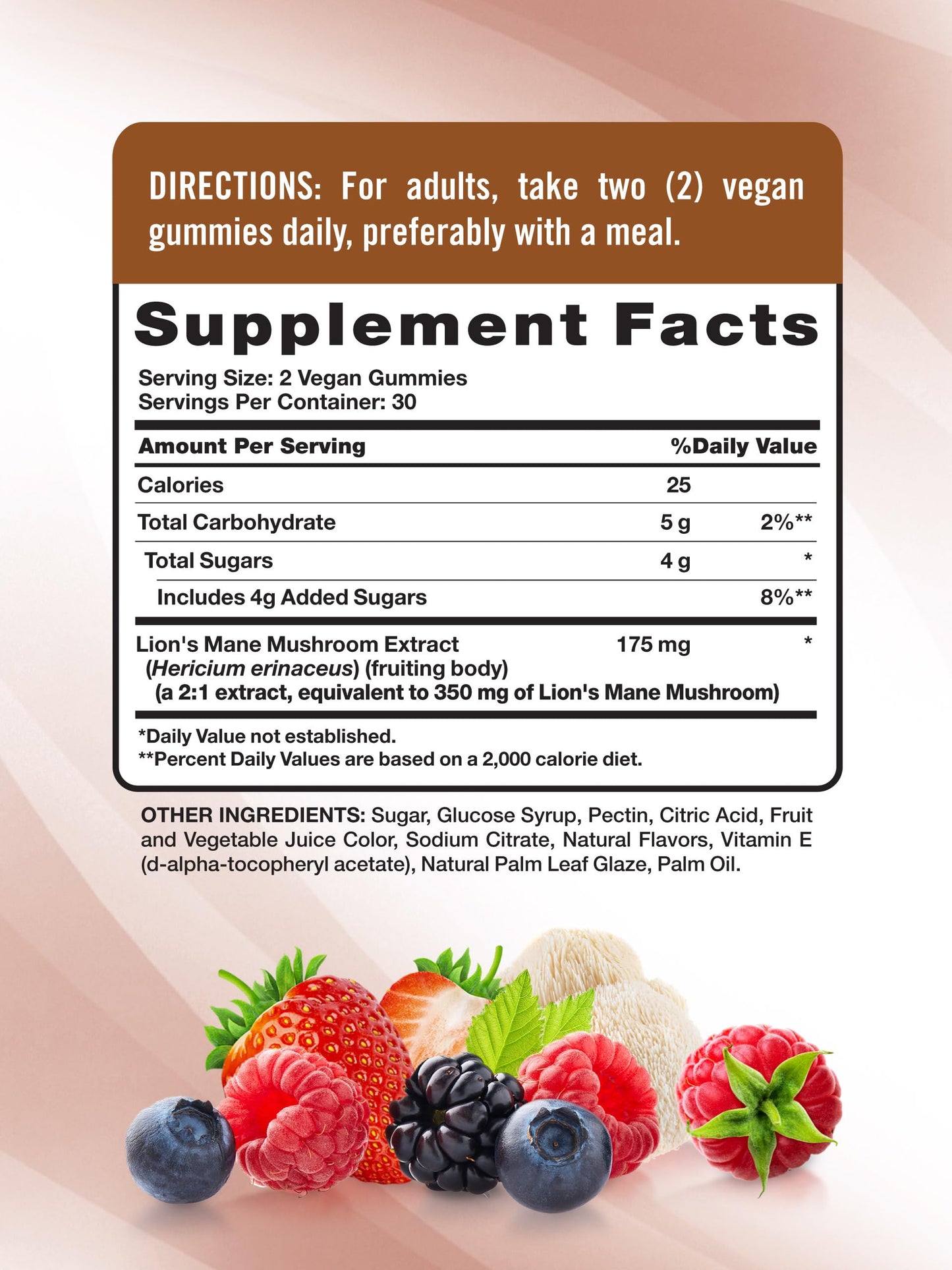 Nature's Truth Lion's Mane Gummies 60 Count
