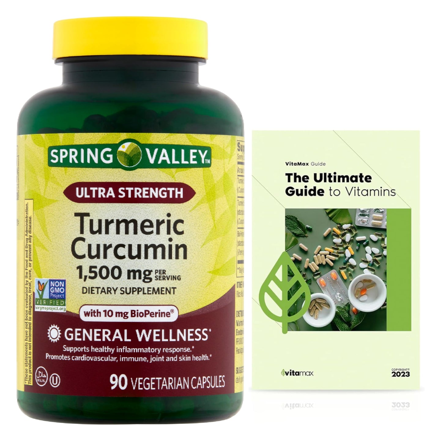 Generic Spring Valley Ultra Strength Turmeric Curcumin Dietary Supplement Capsules 90 Count