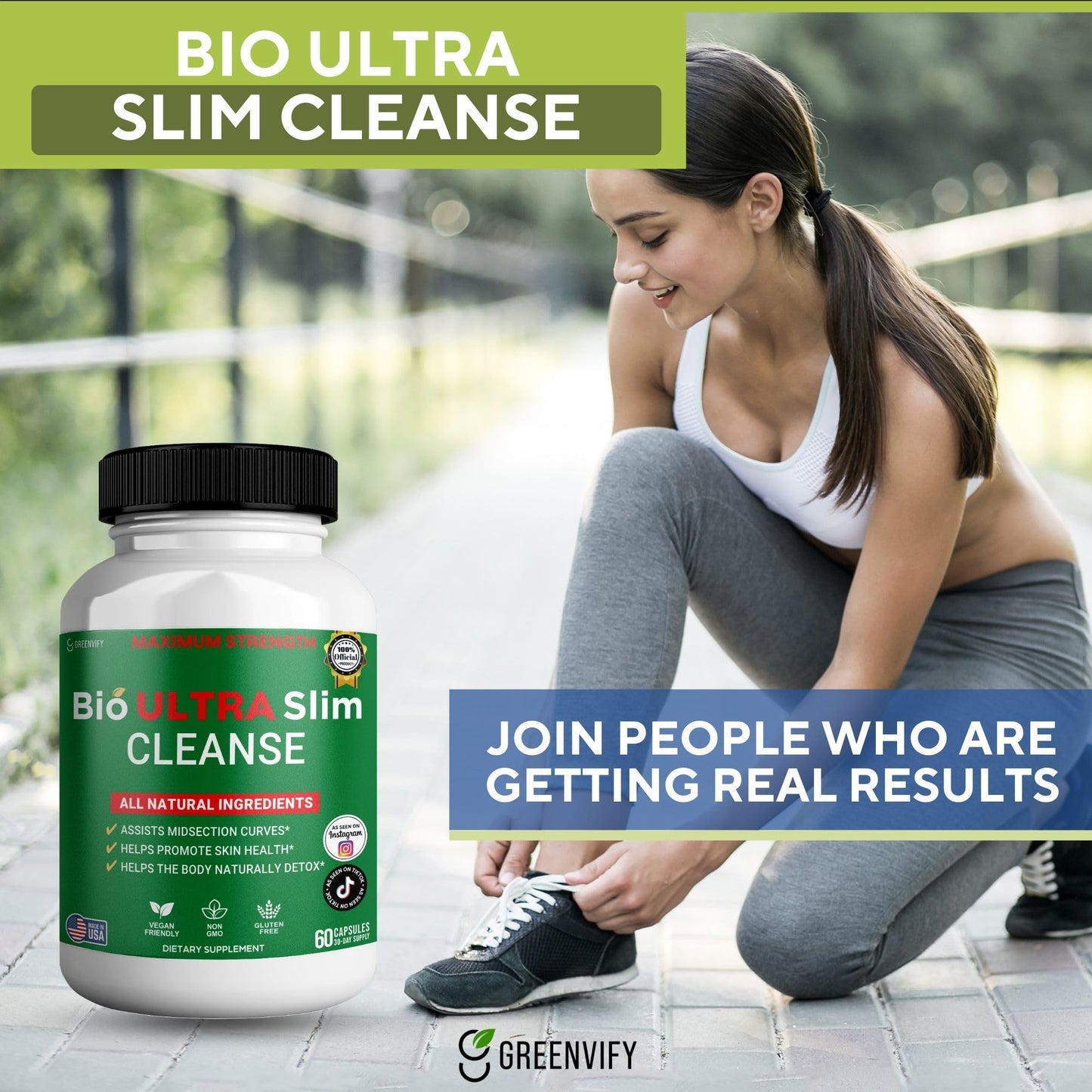 GREENVIFY Lipo Sculpt Max Maximum Strength Dietary Supplement, 60 Capsules