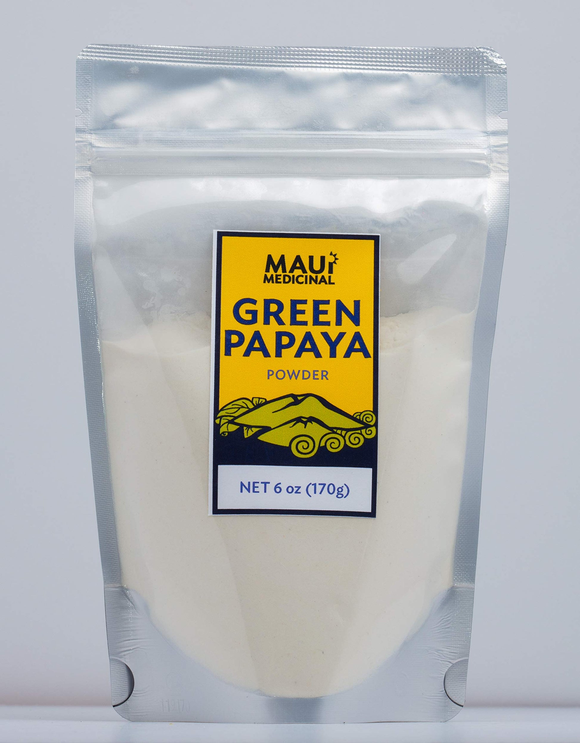 Maui Medicinal Herbs Green Papaya Fruit Powder 6 oz