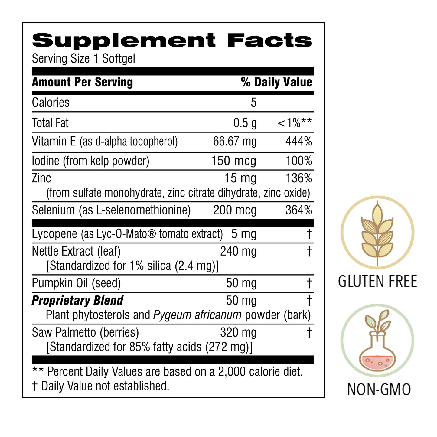 Botanic Choice Prostate 9 Complex Softgels 30 Count