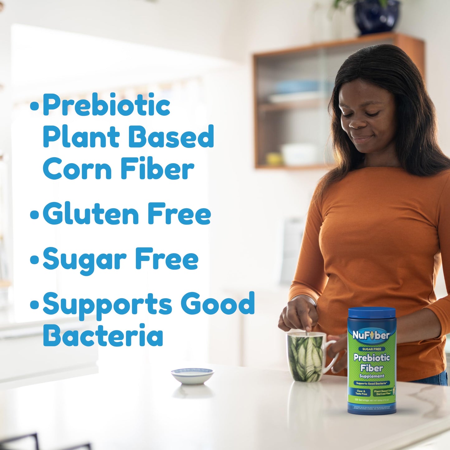 NuFiber Daily Prebiotic Fiber Powder, 17.6 oz