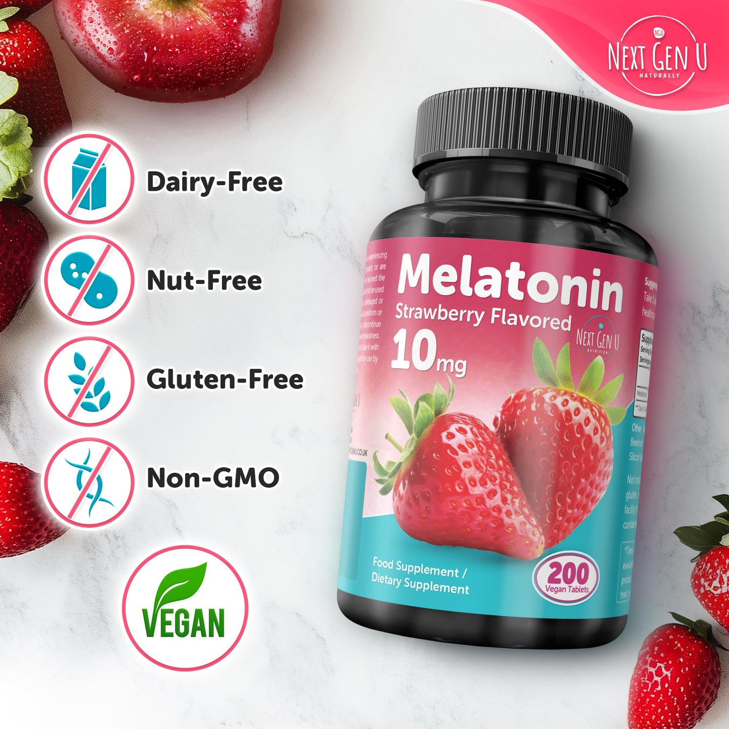 NGU Next Gen U Melatonin Tablets 200