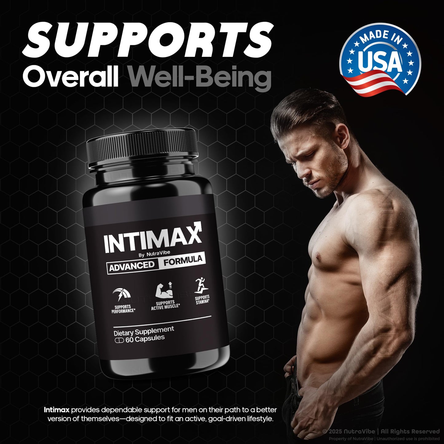 NutraVibe Intimax Capsules 180 Capsules