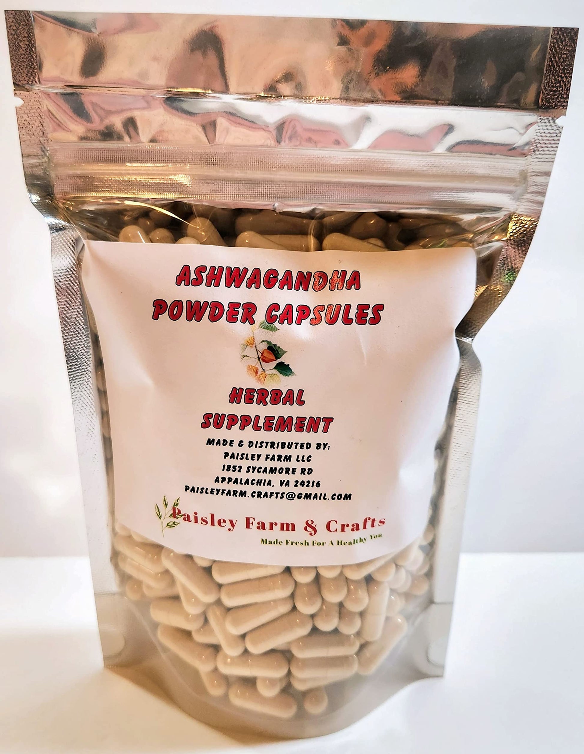 Paisley Farm and Crafts Ashwagandha Capsules 300