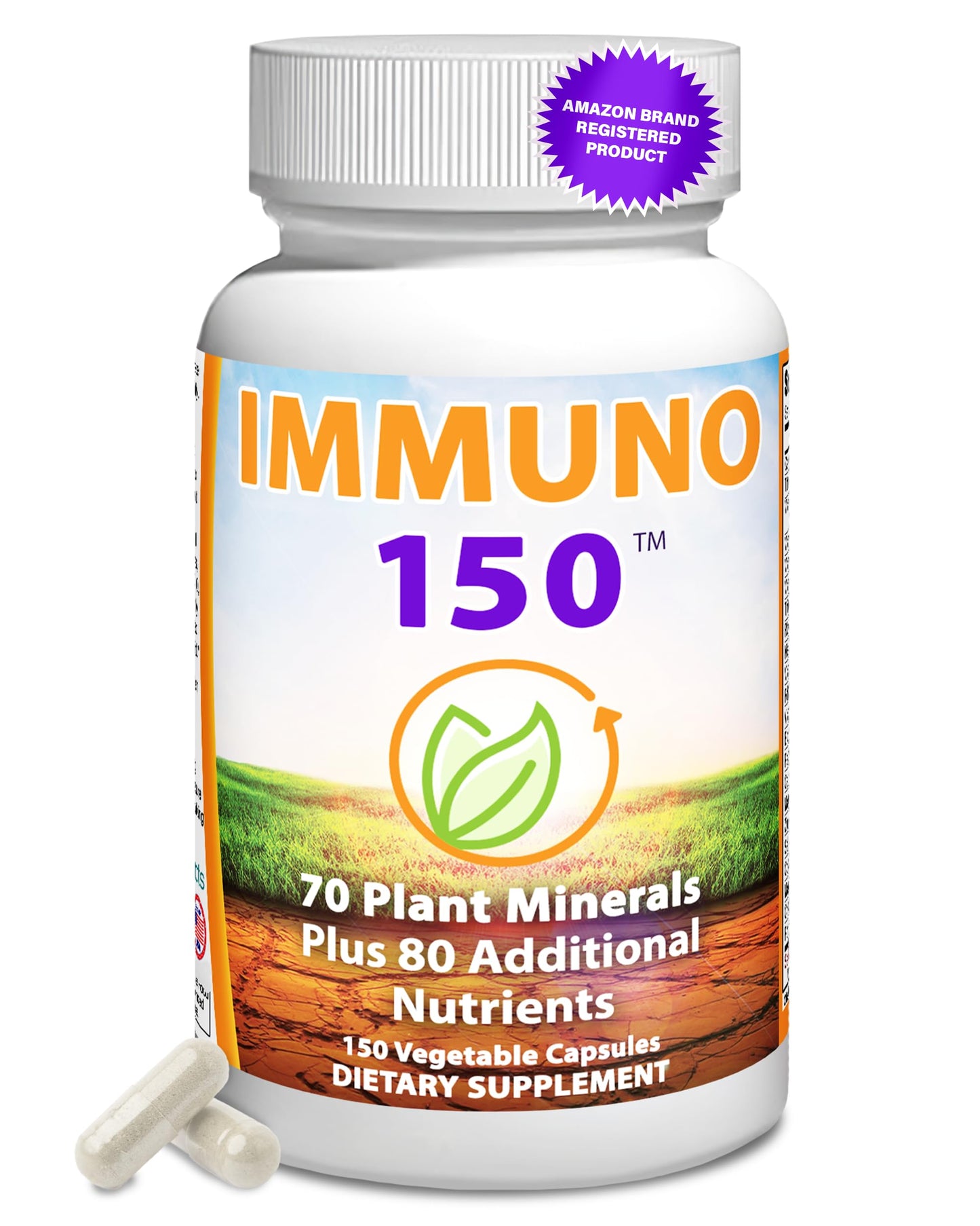 Immuno 150 Immune Support Supplement Capsules, 150 Count