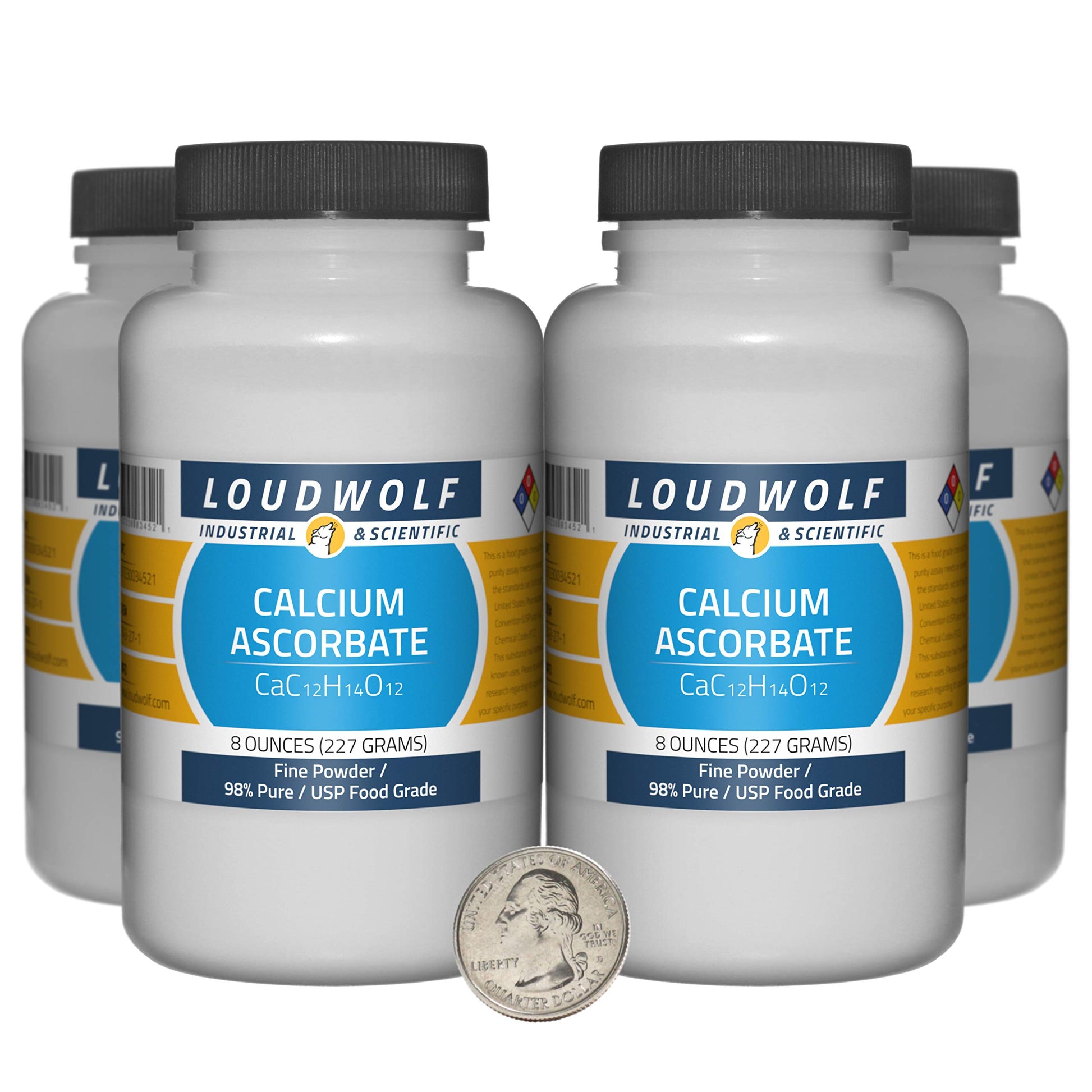 Loudwolf Calcium Ascorbate Powder, 32 oz