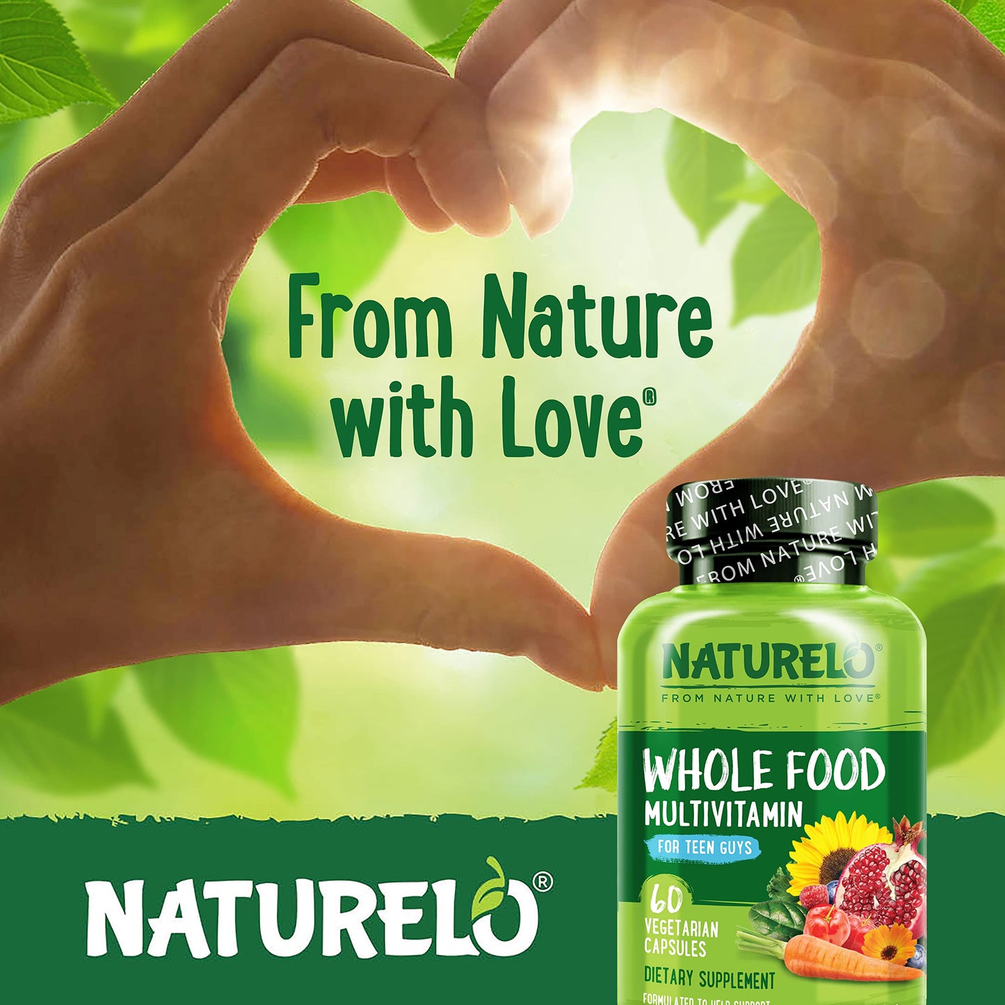 NATURELO Teen Multivitamin Capsule, 60 Capsules