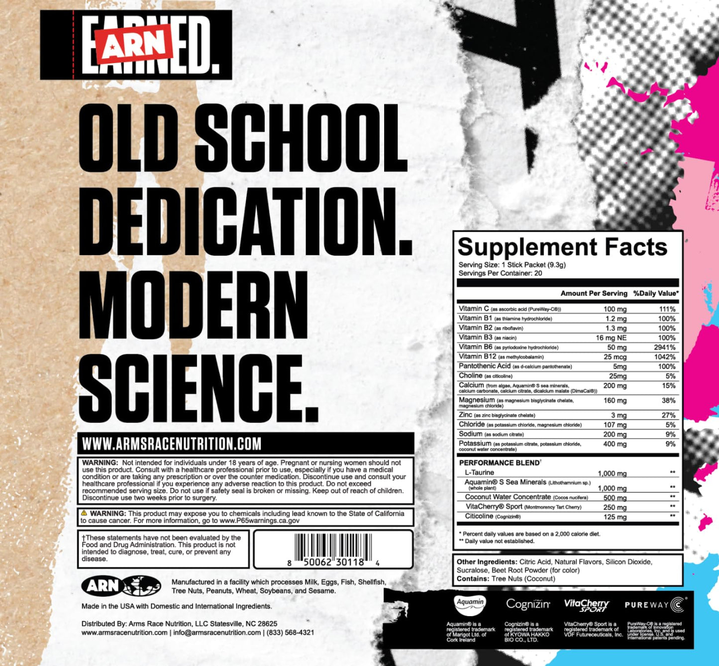 Arms Race Nutrition Replenish Elite Hydration Powder 8