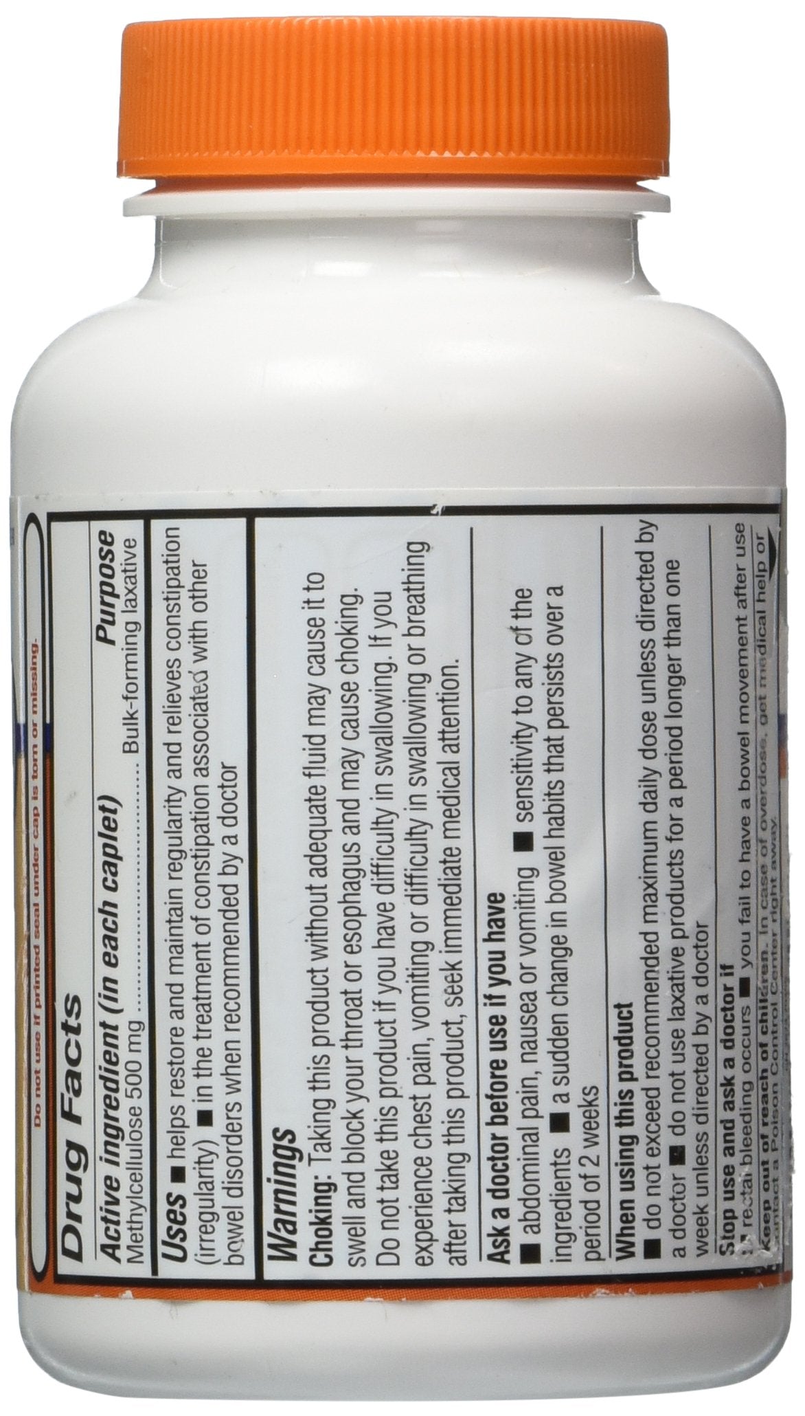 Equate Fiber Therapy For Regularity Fiber Supplement Caplets, 100 Count