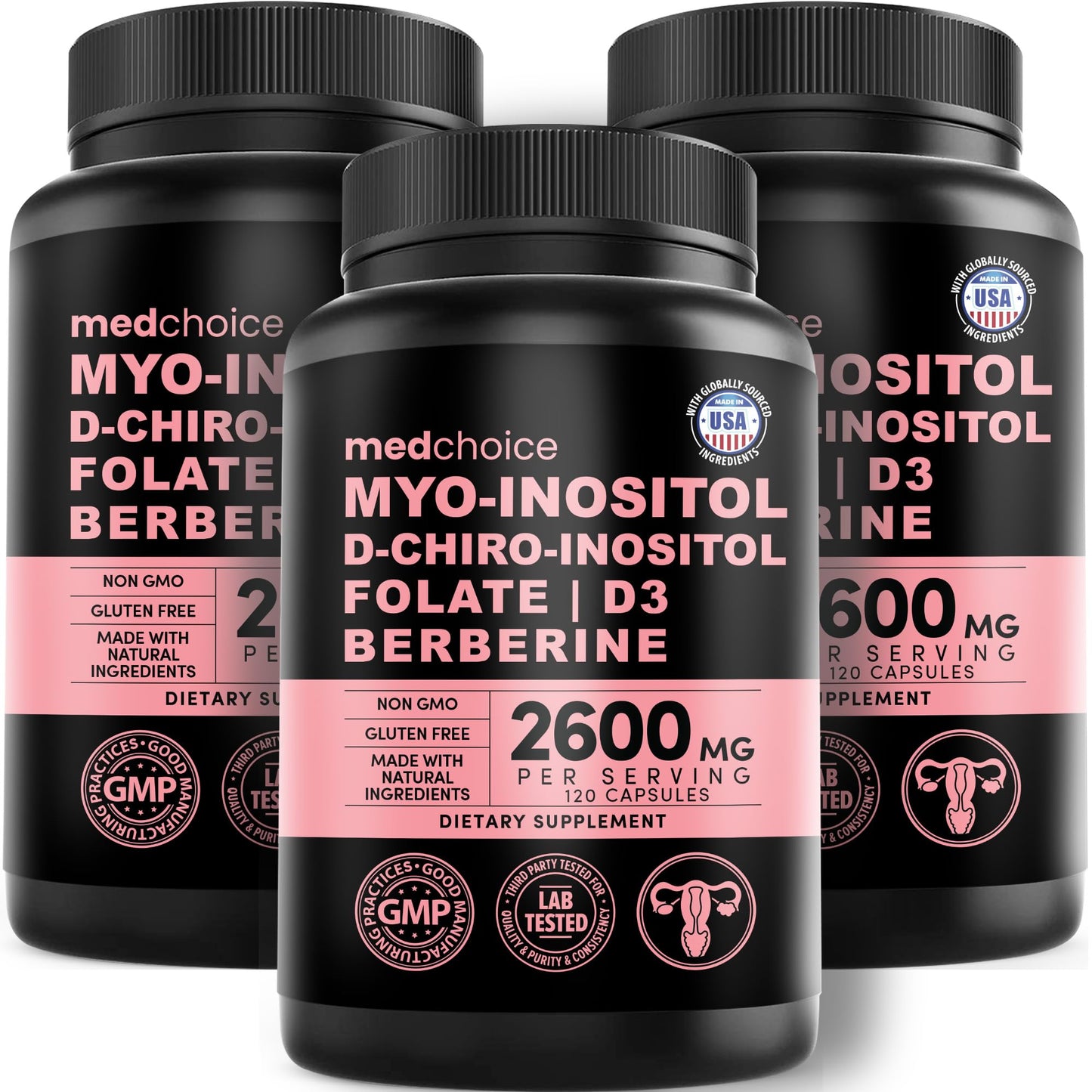 MEDCHOICE 14-in-1 Women’s Inositol Complex Capsule 360