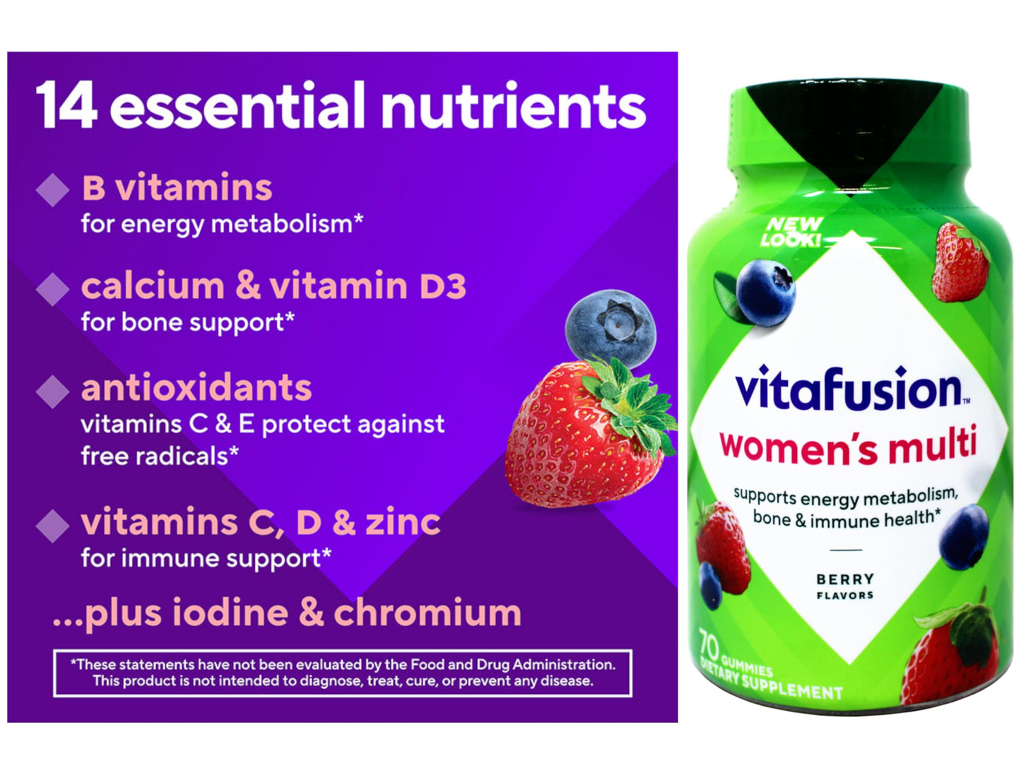 Vitafusion Women's Complete Multivitamin Gummies, 280 Gummies